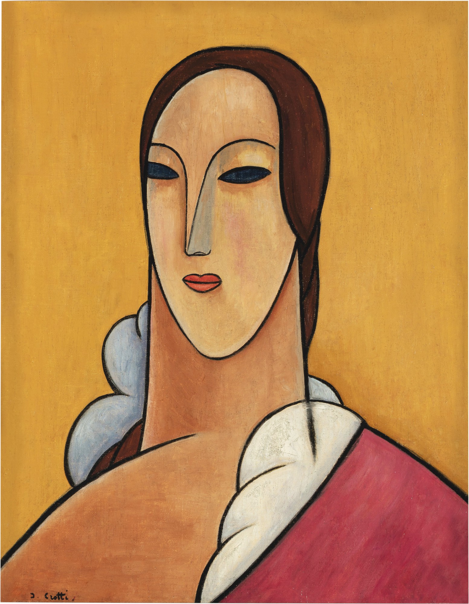 Jean Crotti — Buste de femme