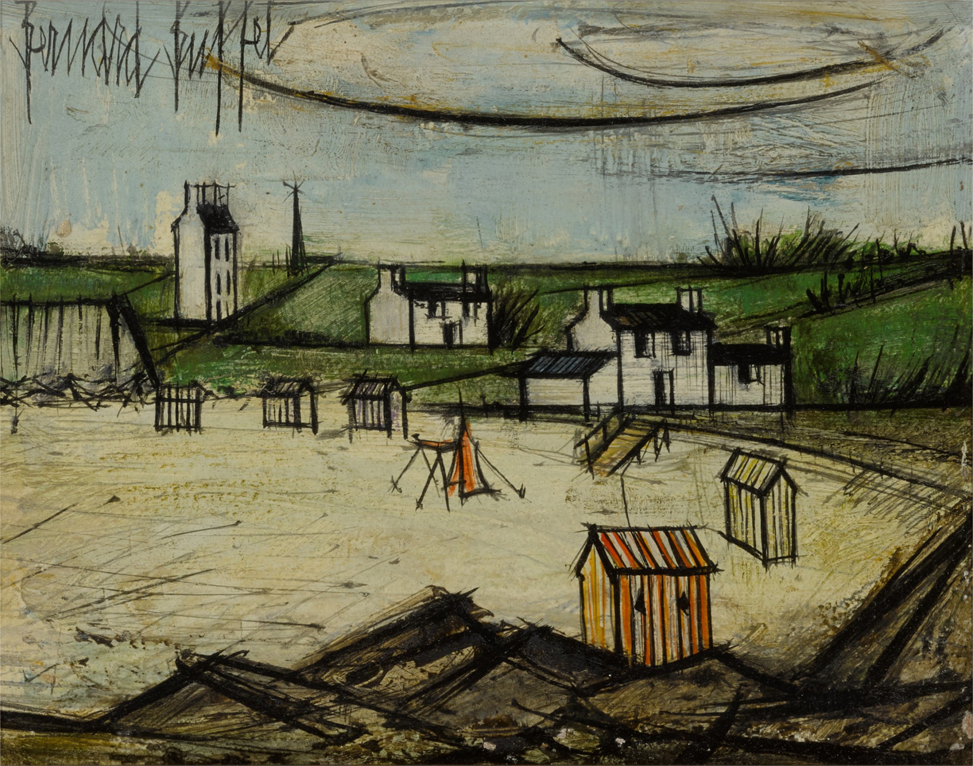 Bernard Buffet — Plage de Bretagne