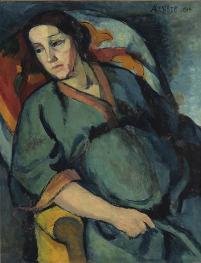 Le Repos (Madame Lhote assise)
