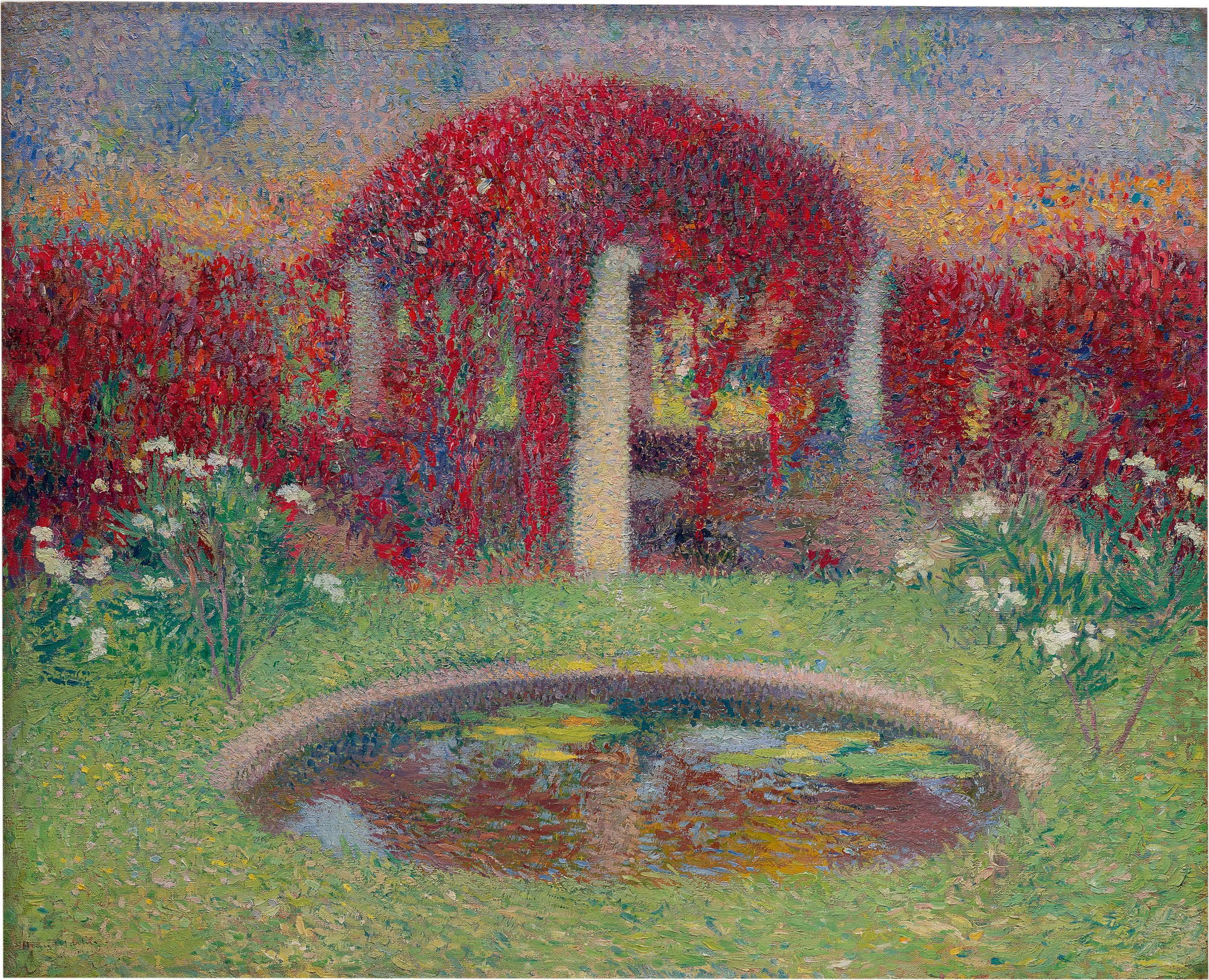 Henri Martin — Le Bassin et le tonnelle