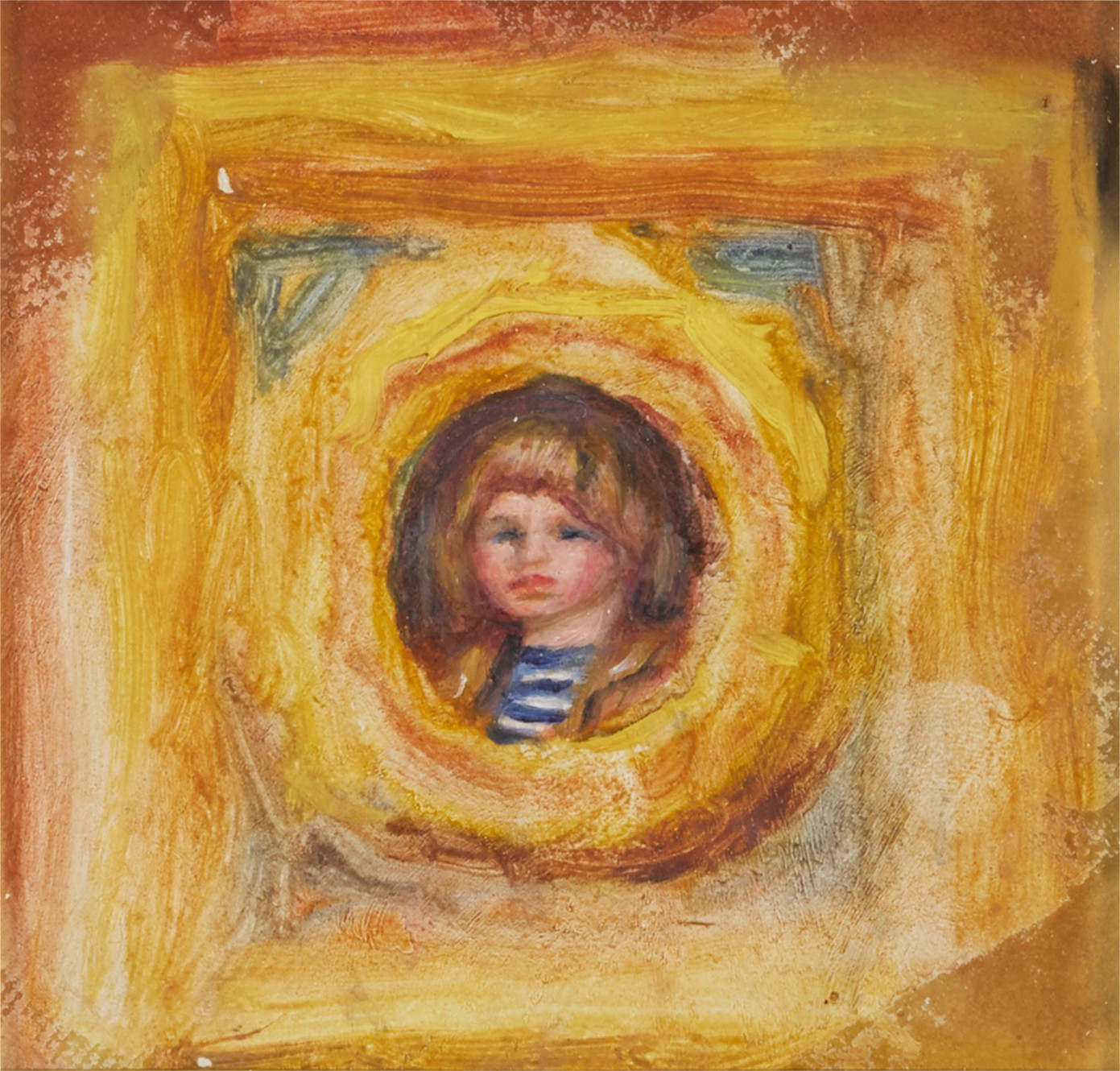 Pierre-Auguste Renoir — Claude Renoir en médaillon