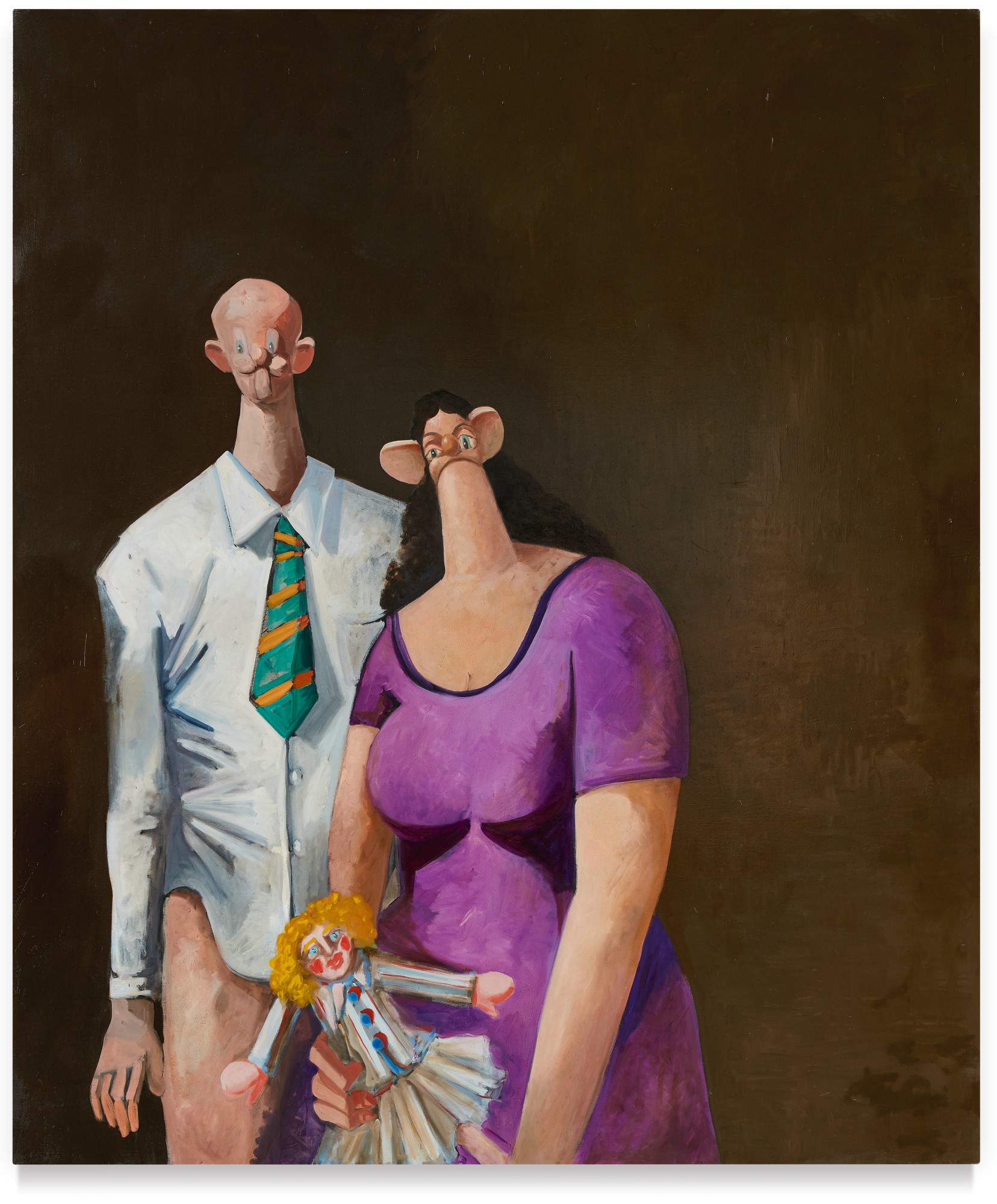 George Condo — The Stockbroker 