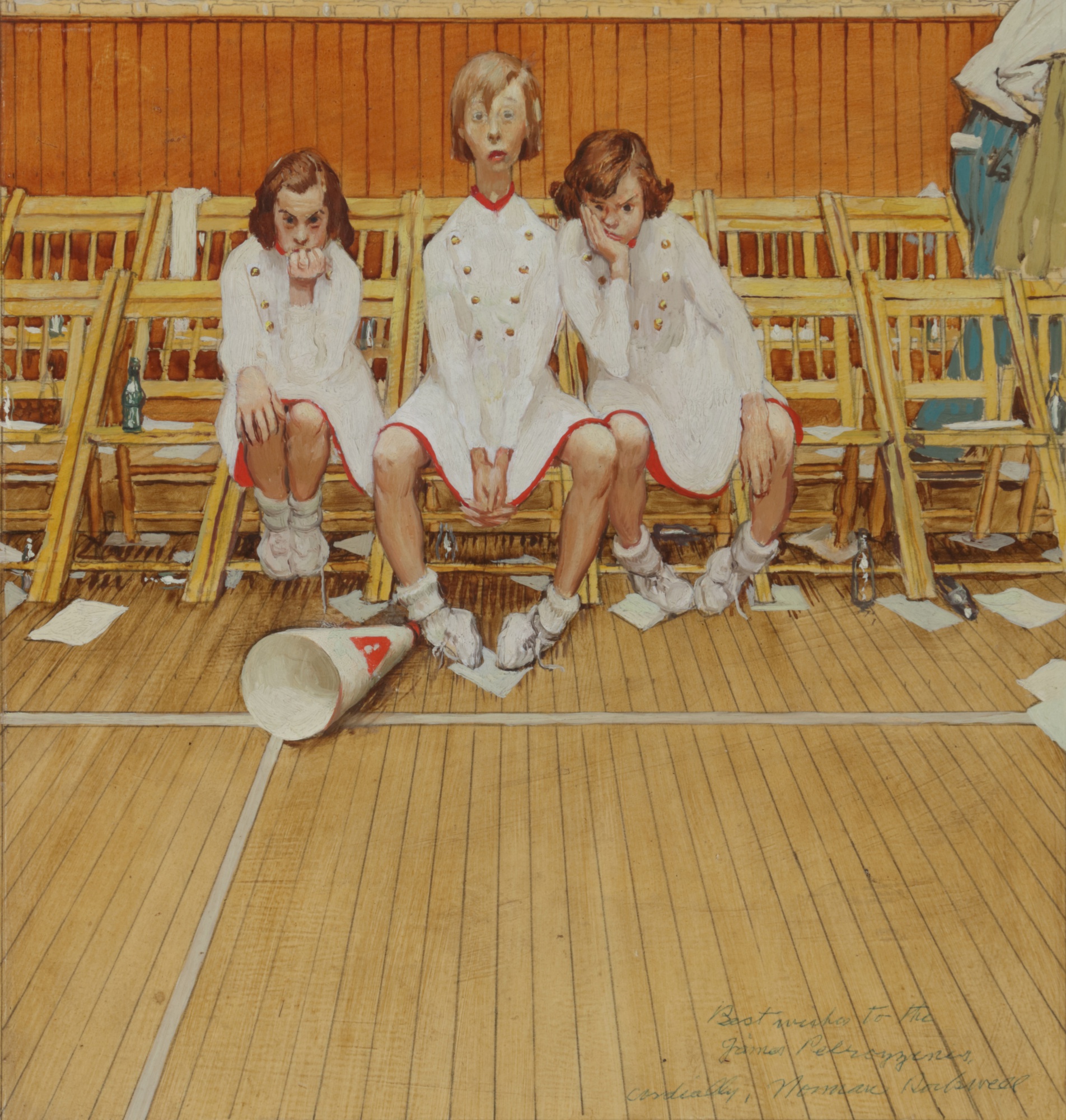 Study for 'Cheerleaders'