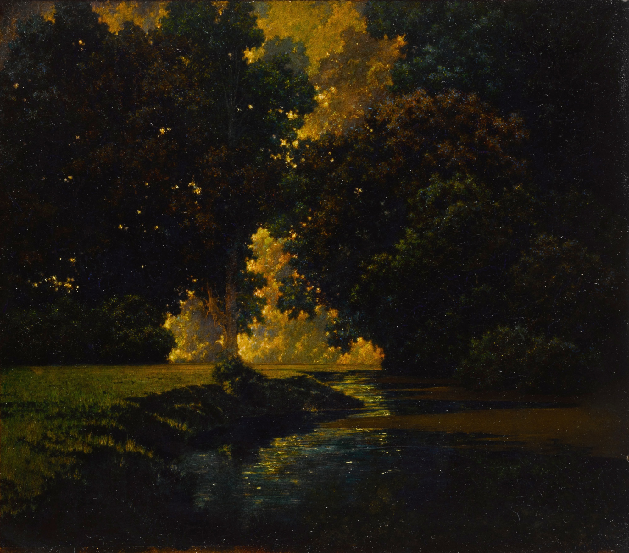 Maxfield Parrish — Shaded Brook