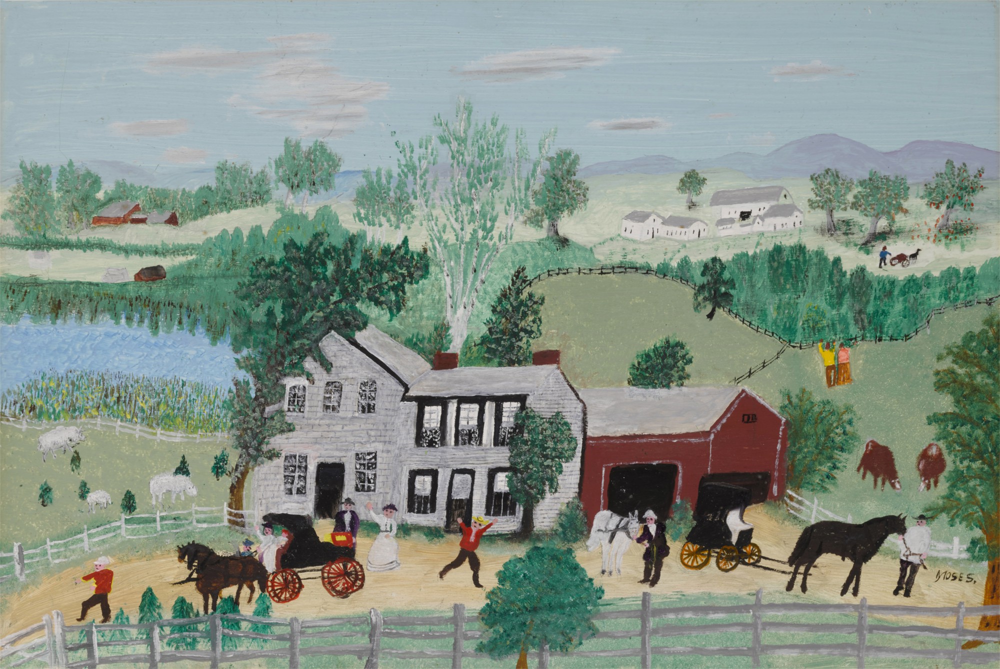 Anna Mary Robertson (Grandma) Moses — Noon Time