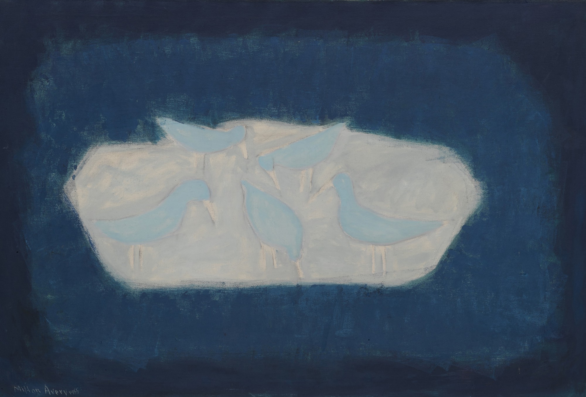 Milton Avery — Blue Gulls - Blue Sea