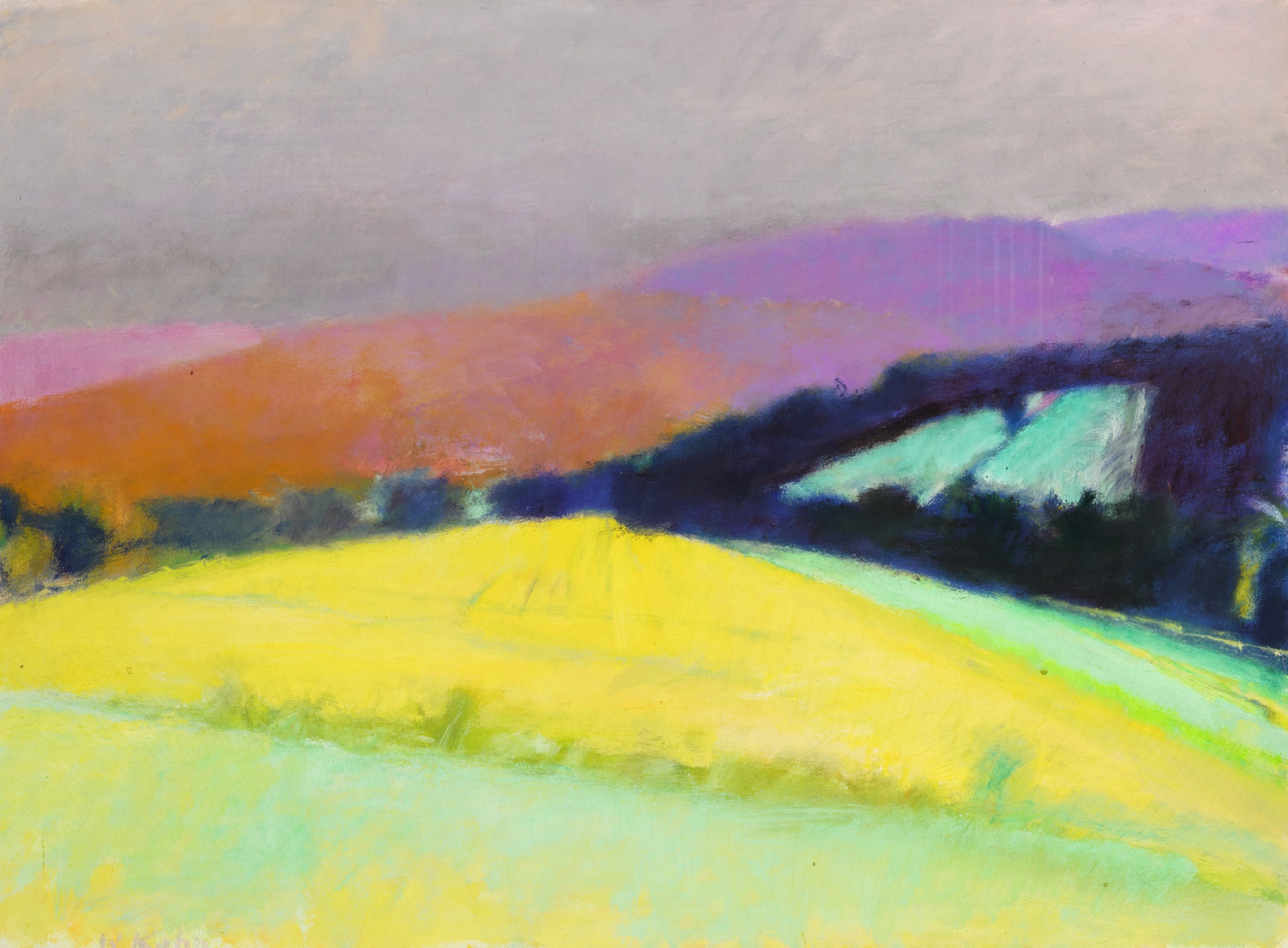 Wolf Kahn — Thurber Field