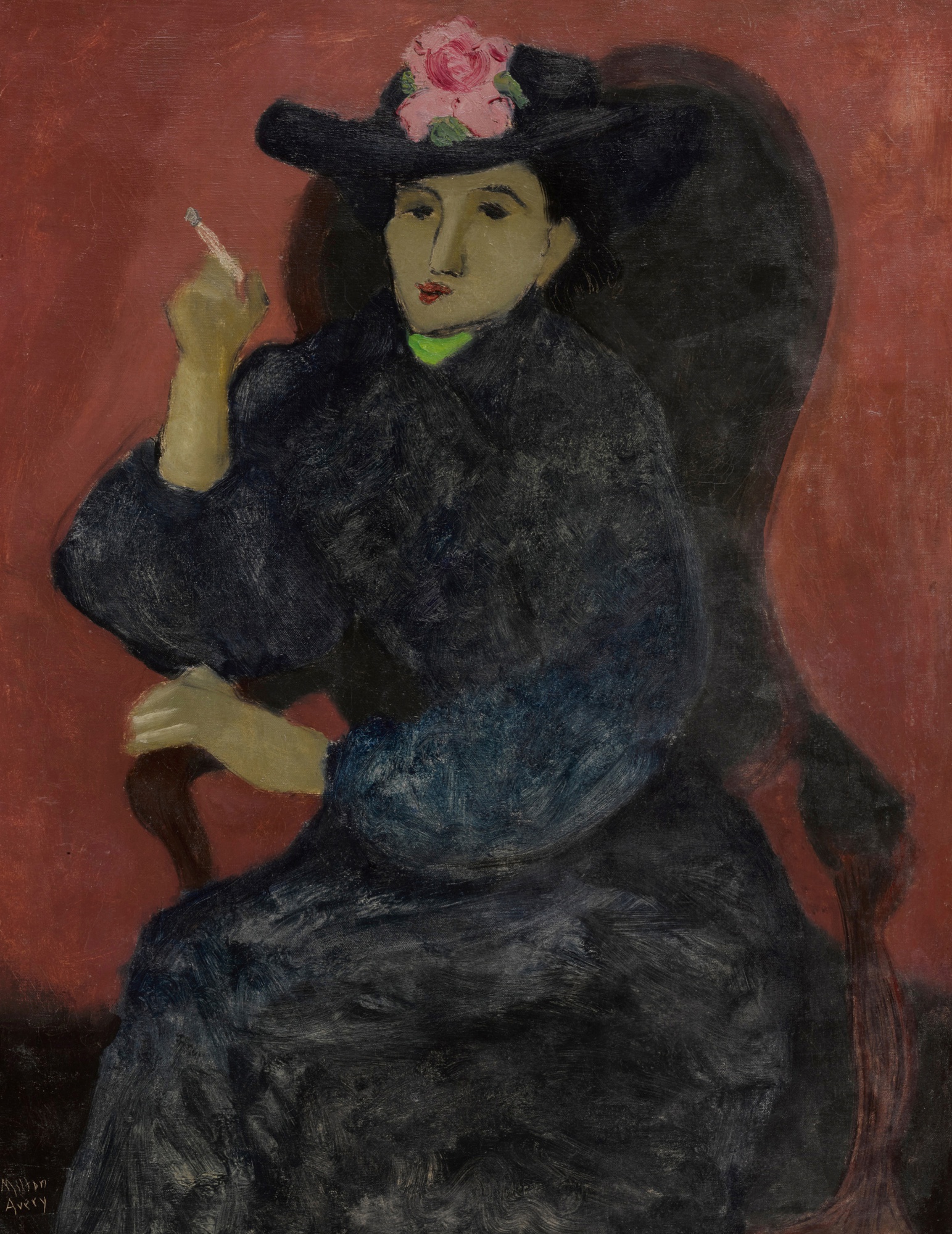 Milton Avery — (Untitled) Woman in Blue