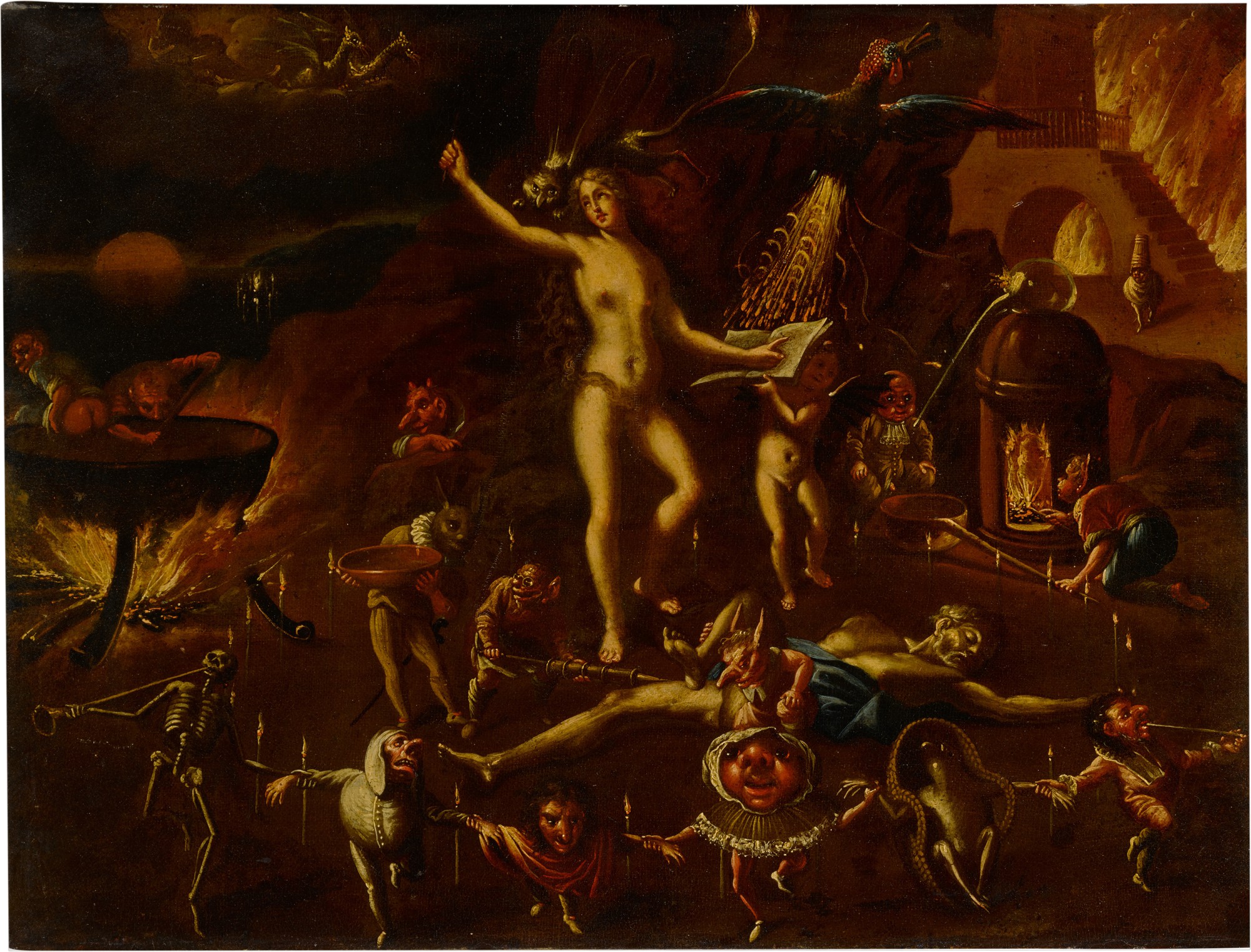 Attributed to Joseph Heintz the Younger — A witchcraft scene