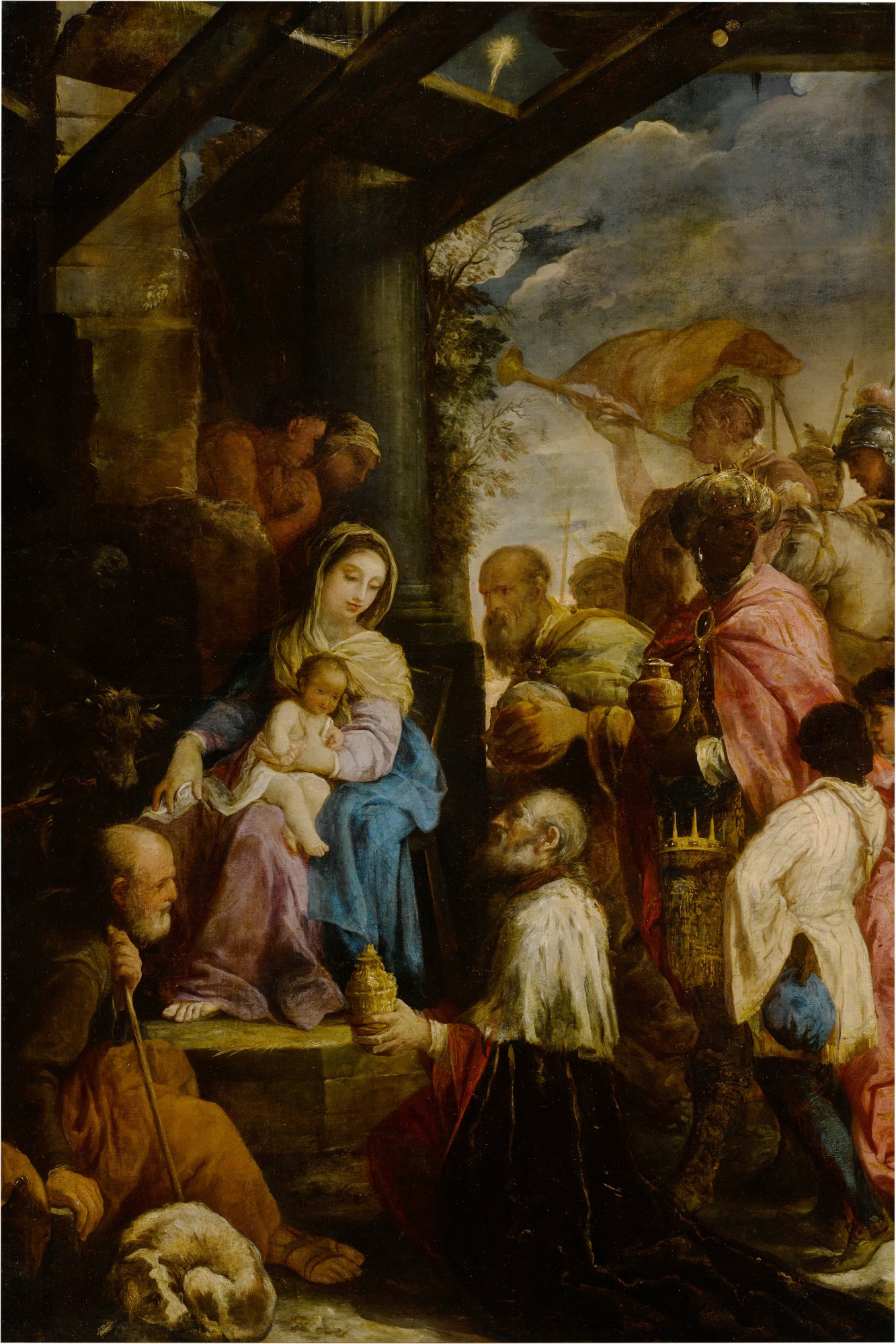 Giovanni Antonio Burrini — Adoration of the Magi