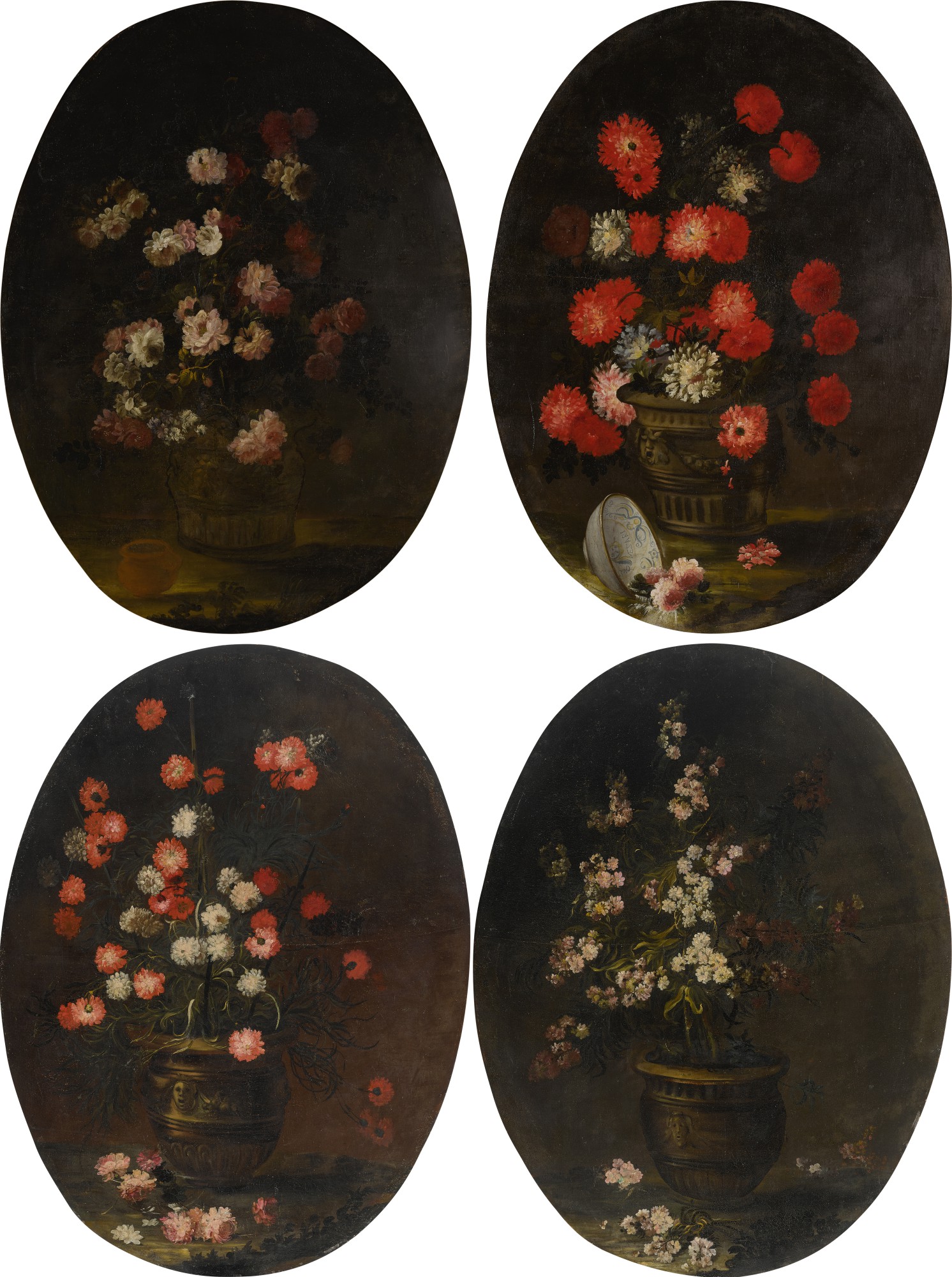Still lifes of flowers