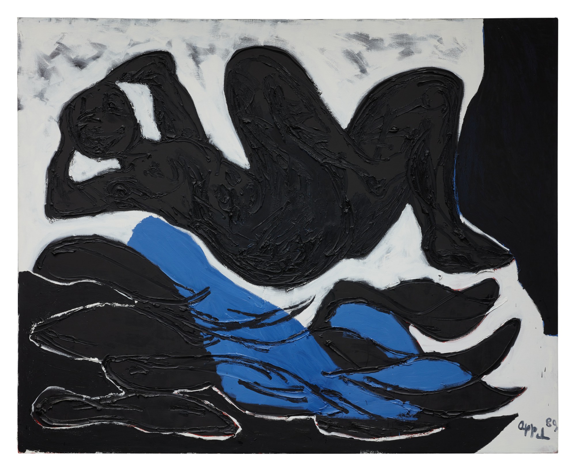 Karel Appel — Reclining Nude