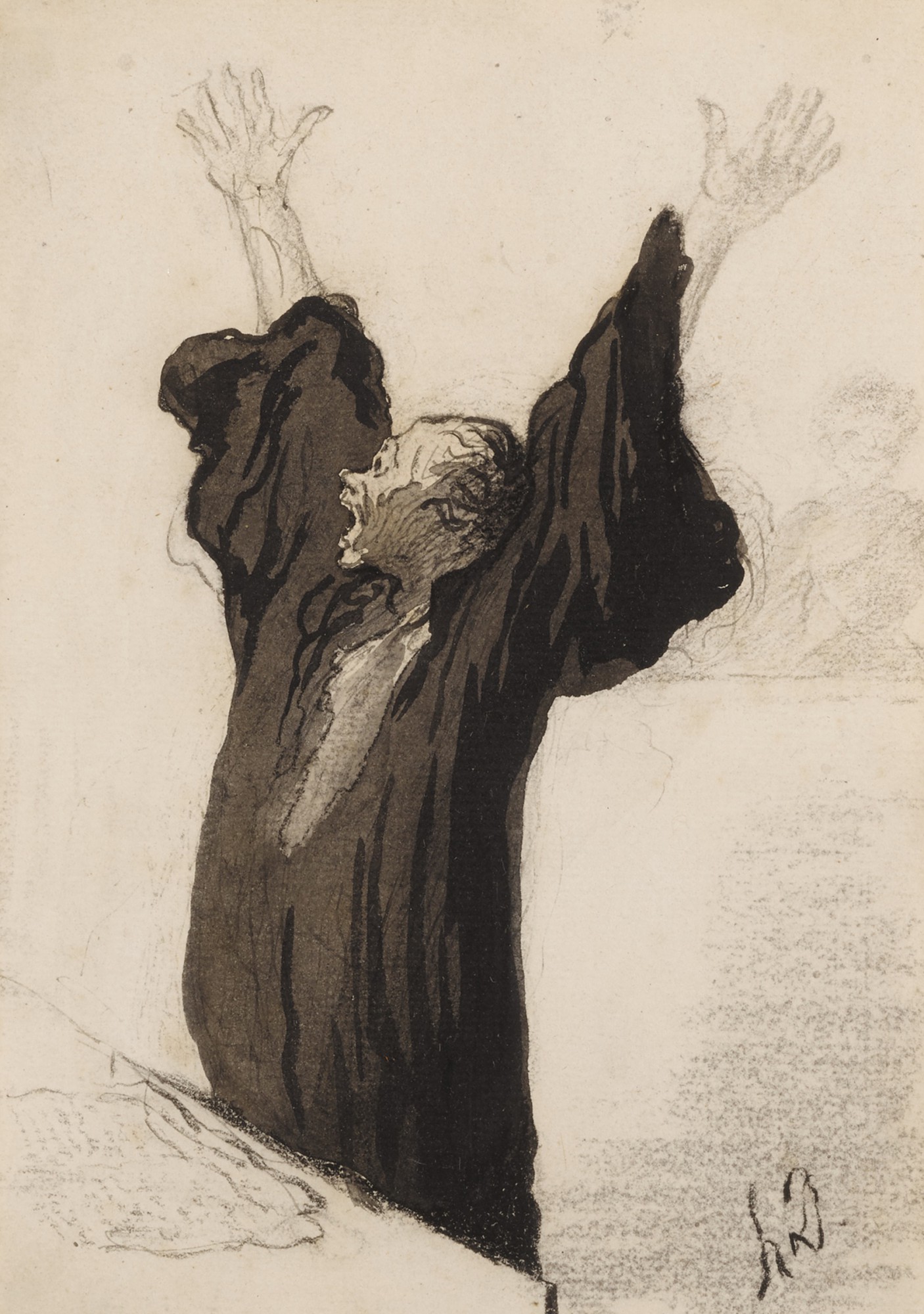 Honoré Daumier — L'Avocat pathétique