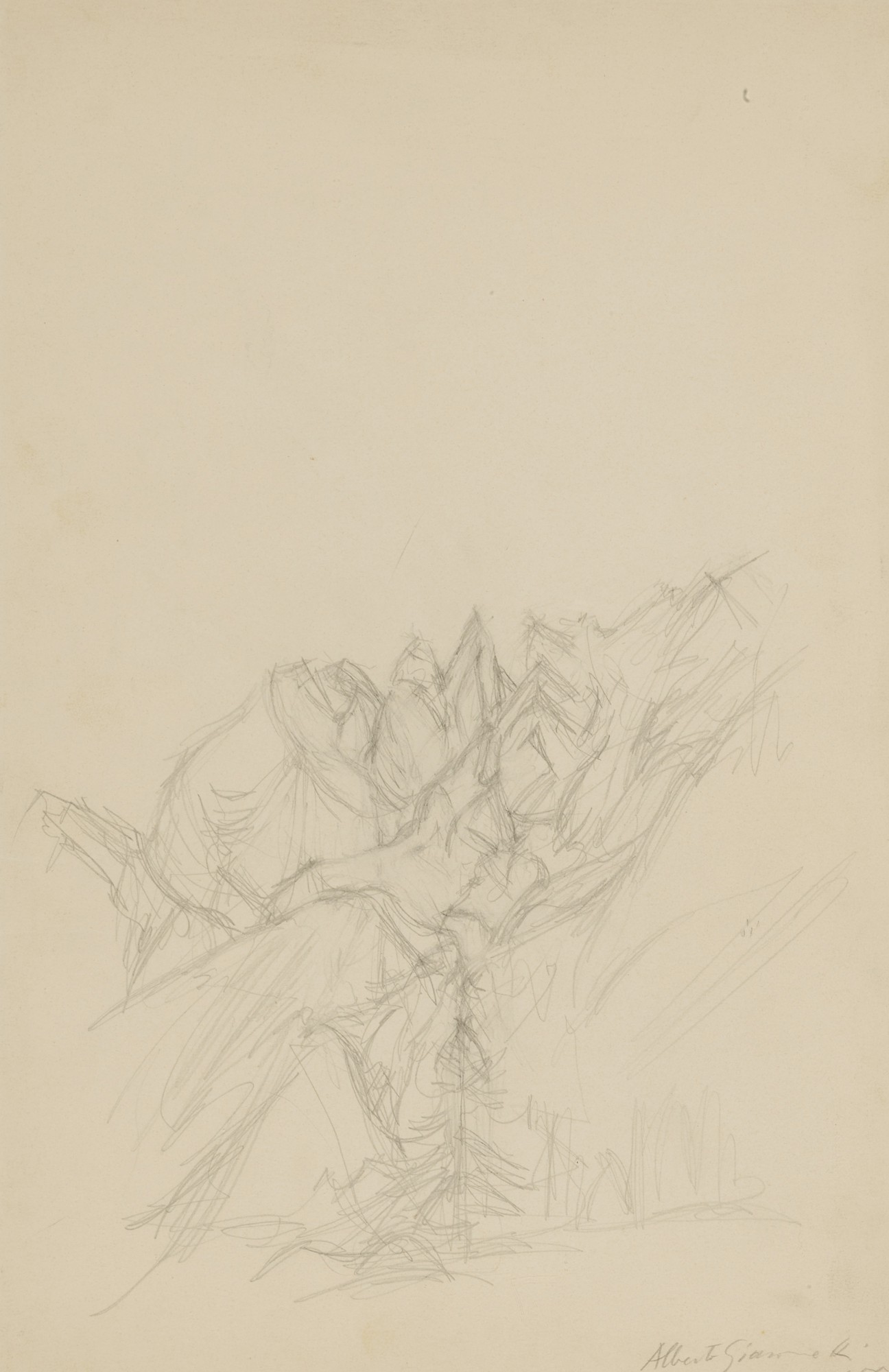 Alberto Giacometti — La Montagne à Stampa