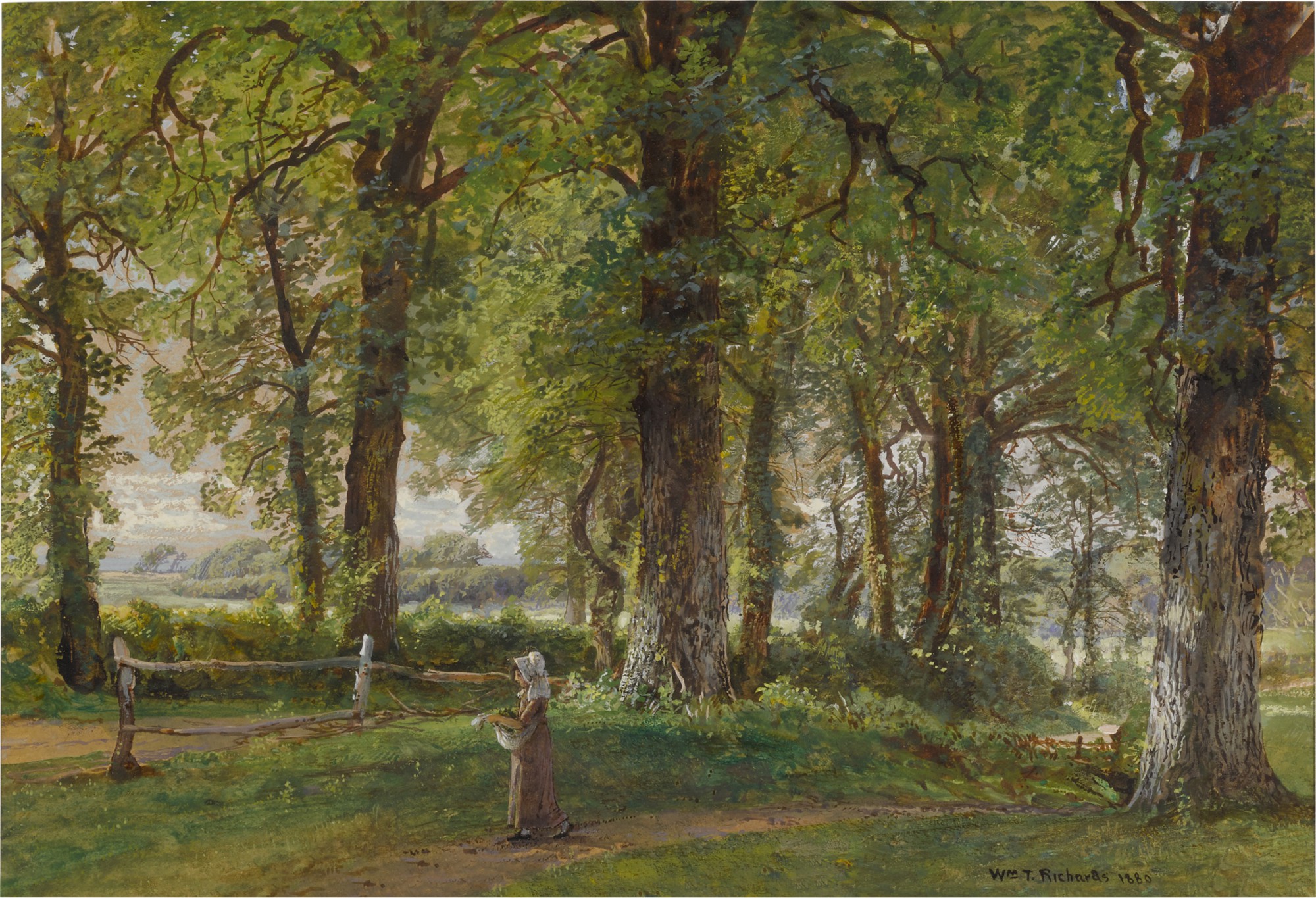 William Trost Richards — English Country Road