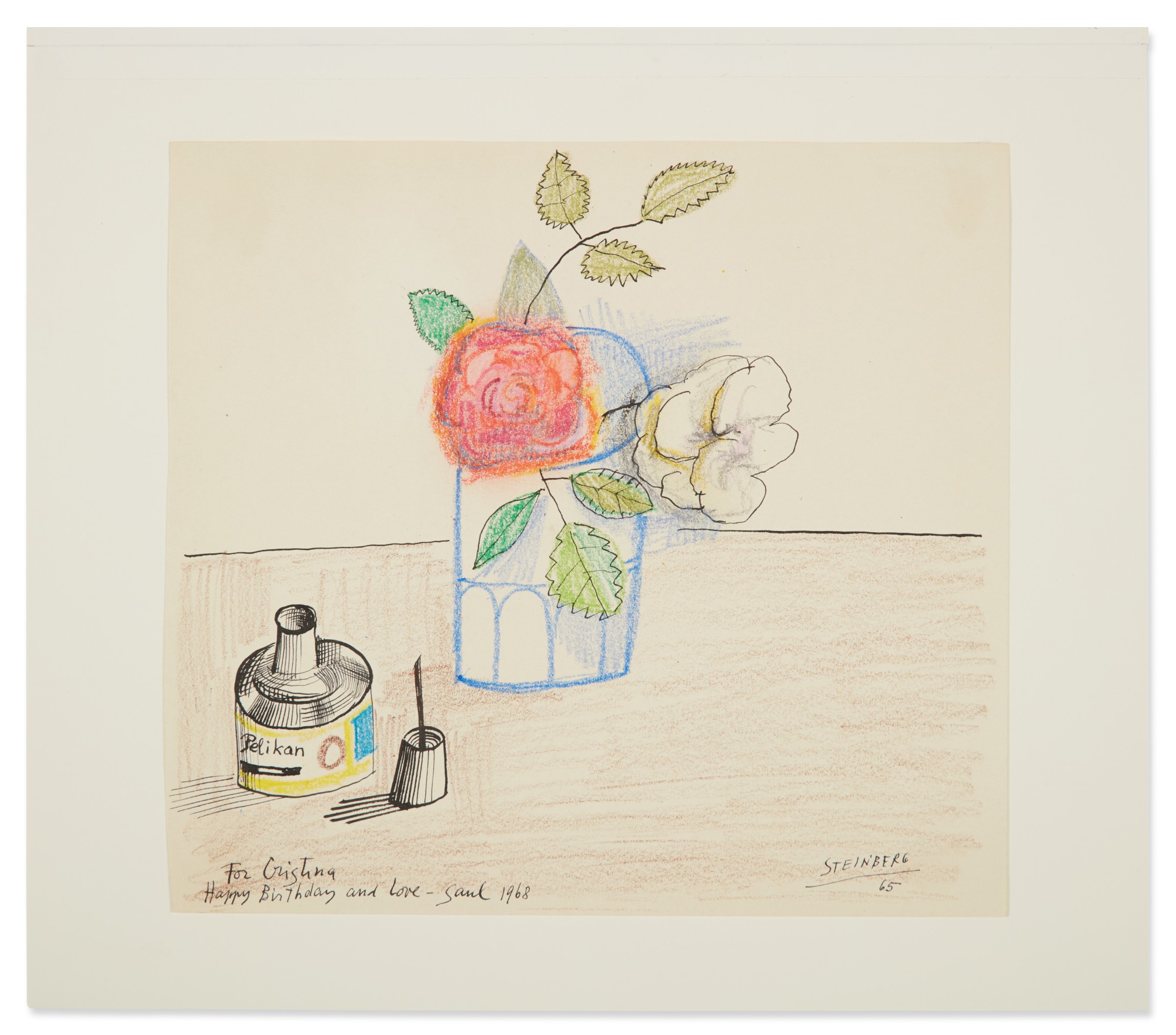 Saul Steinberg — For Cristina