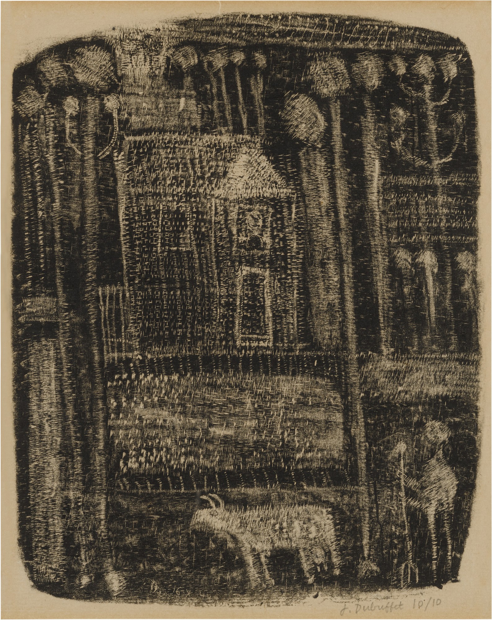 Jean Dubuffet — Paysage (Webel 29)