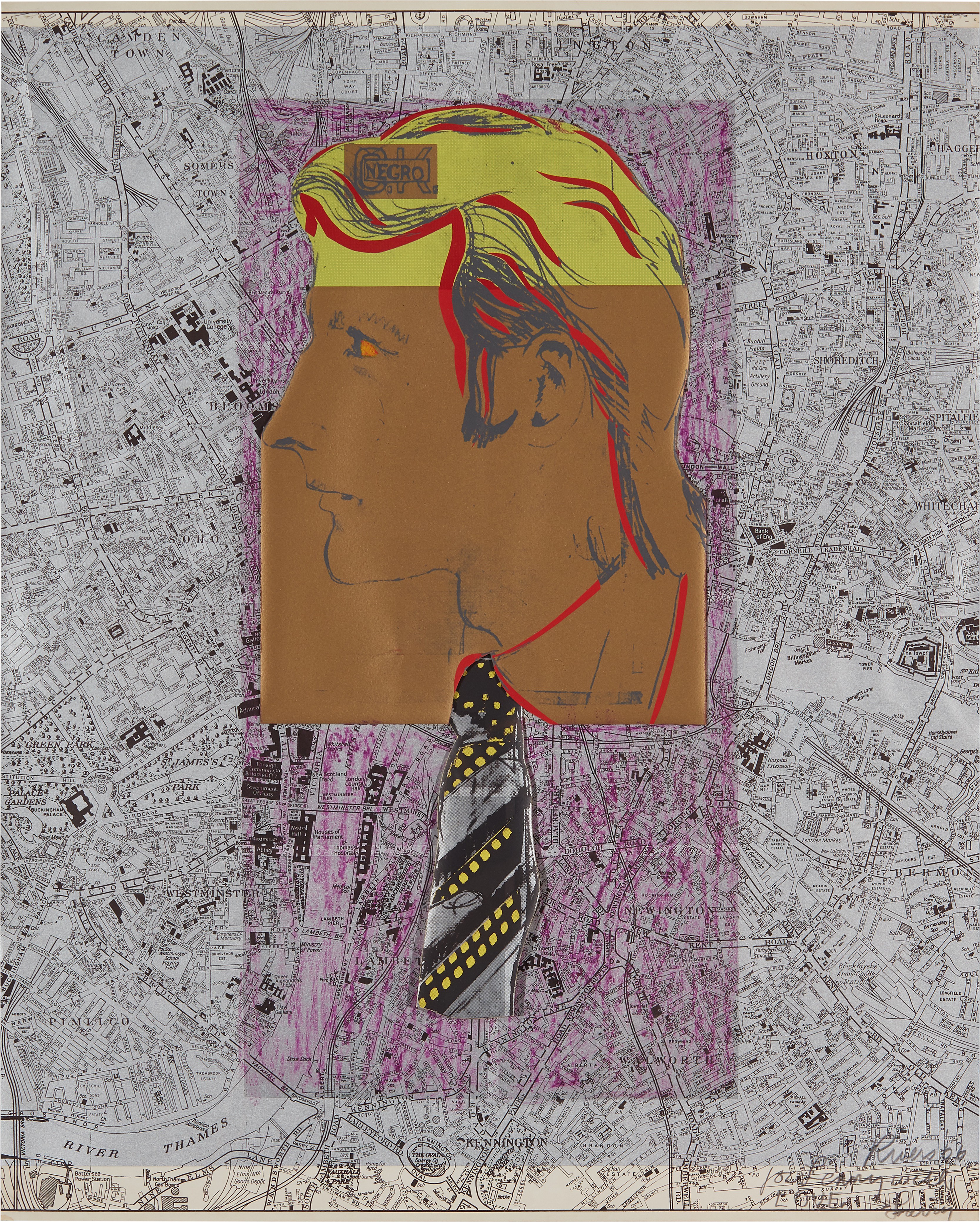 Larry Rivers — Map with Fraser