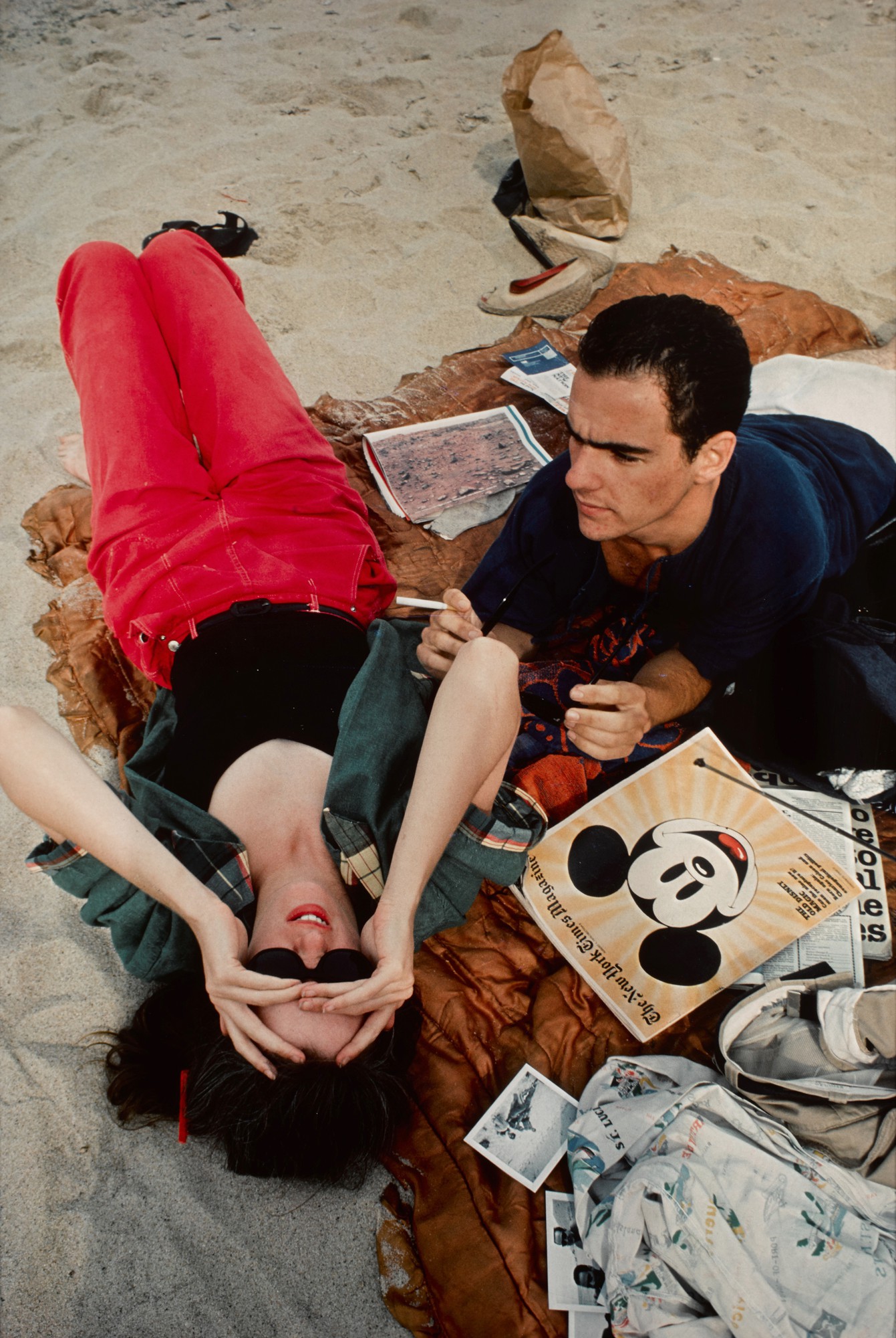 Nan Goldin — 'C. Z. and Max on the Beach, Truro, MA'