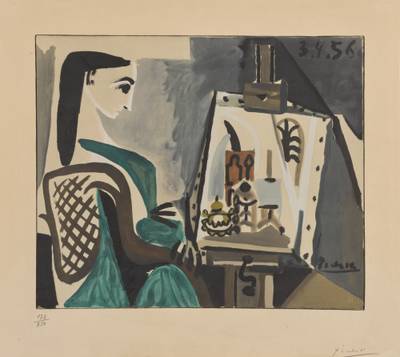 Femme dans l'atelier