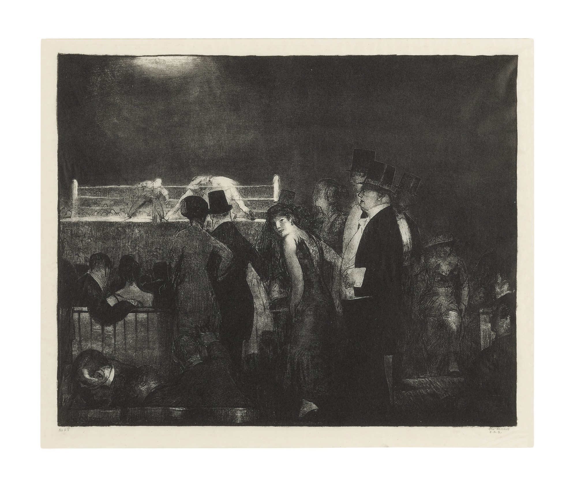 George Bellows — Preliminaries to the Big Bout (Mason 24)