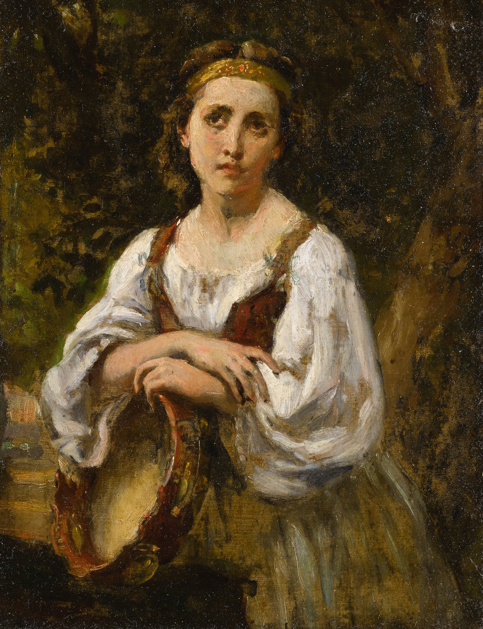 Bohémienne au tambour