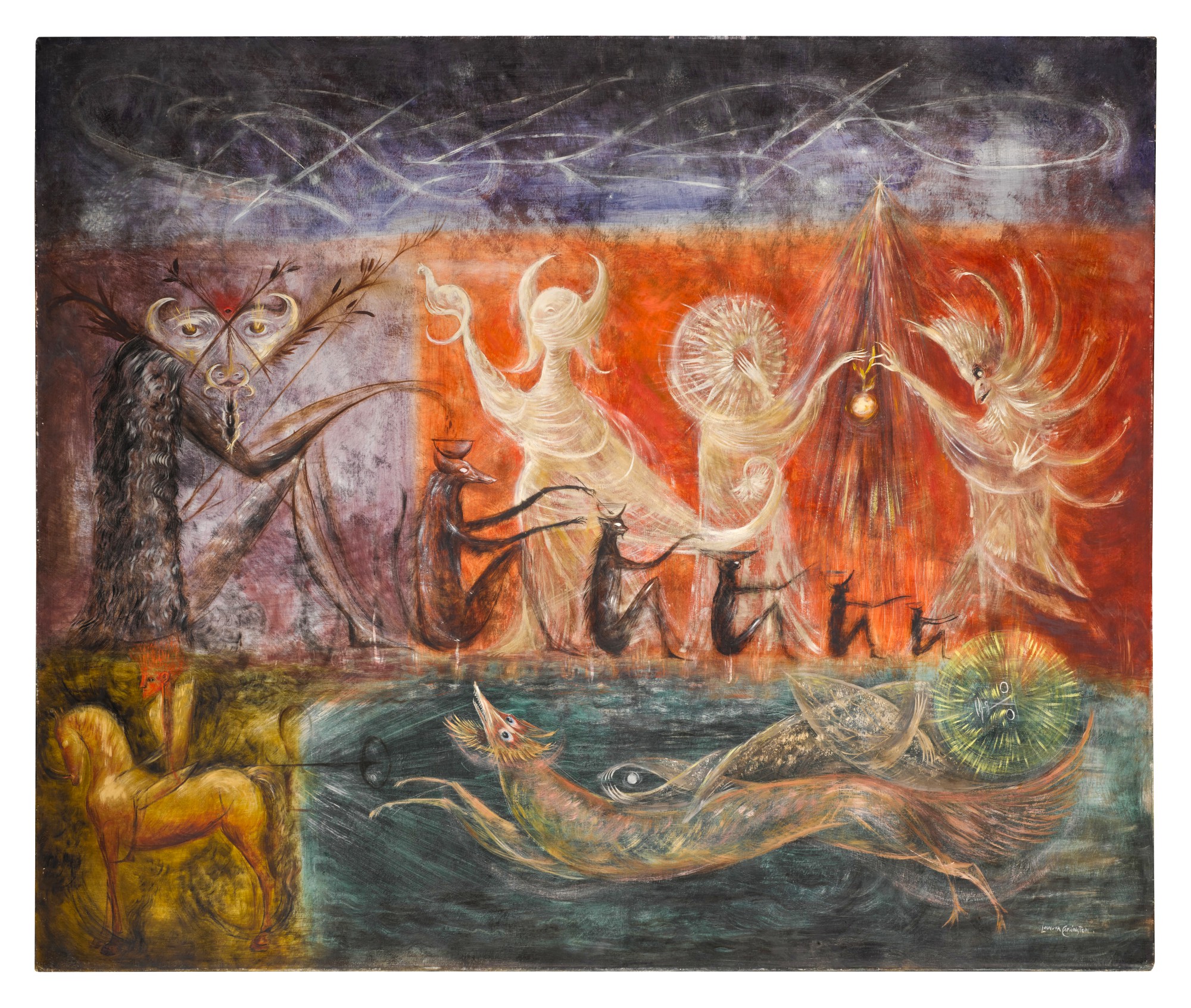 Leonora Carrington — Sueño (Nephesh as the Soul in a State of Sleep) 
