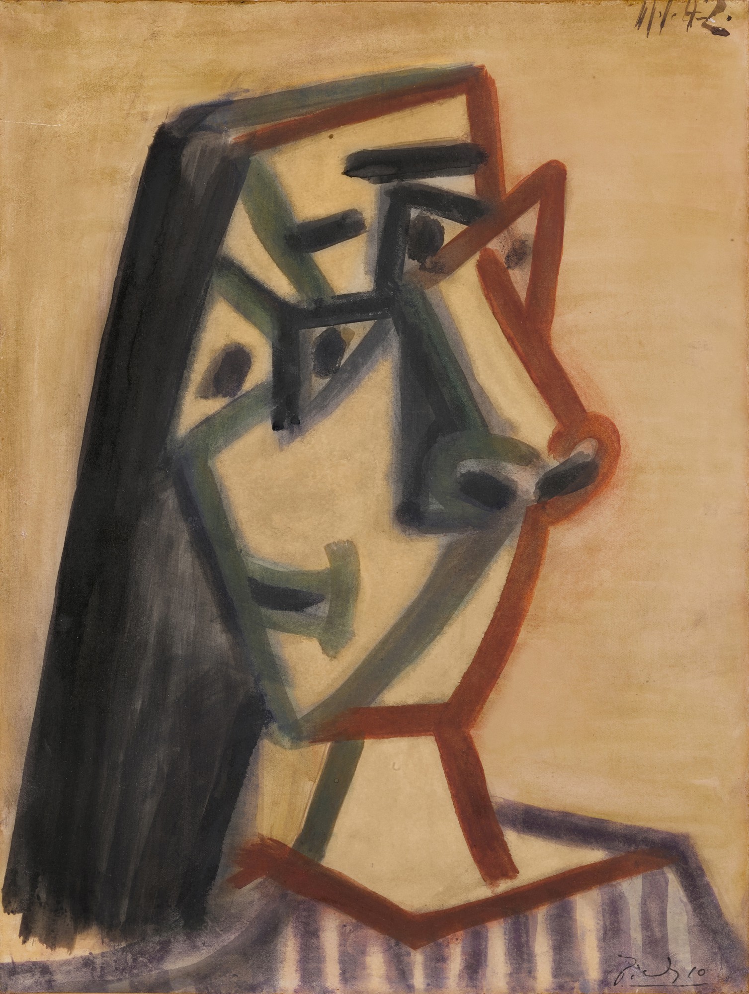 Pablo Picasso — Portrait de Dora Maar 