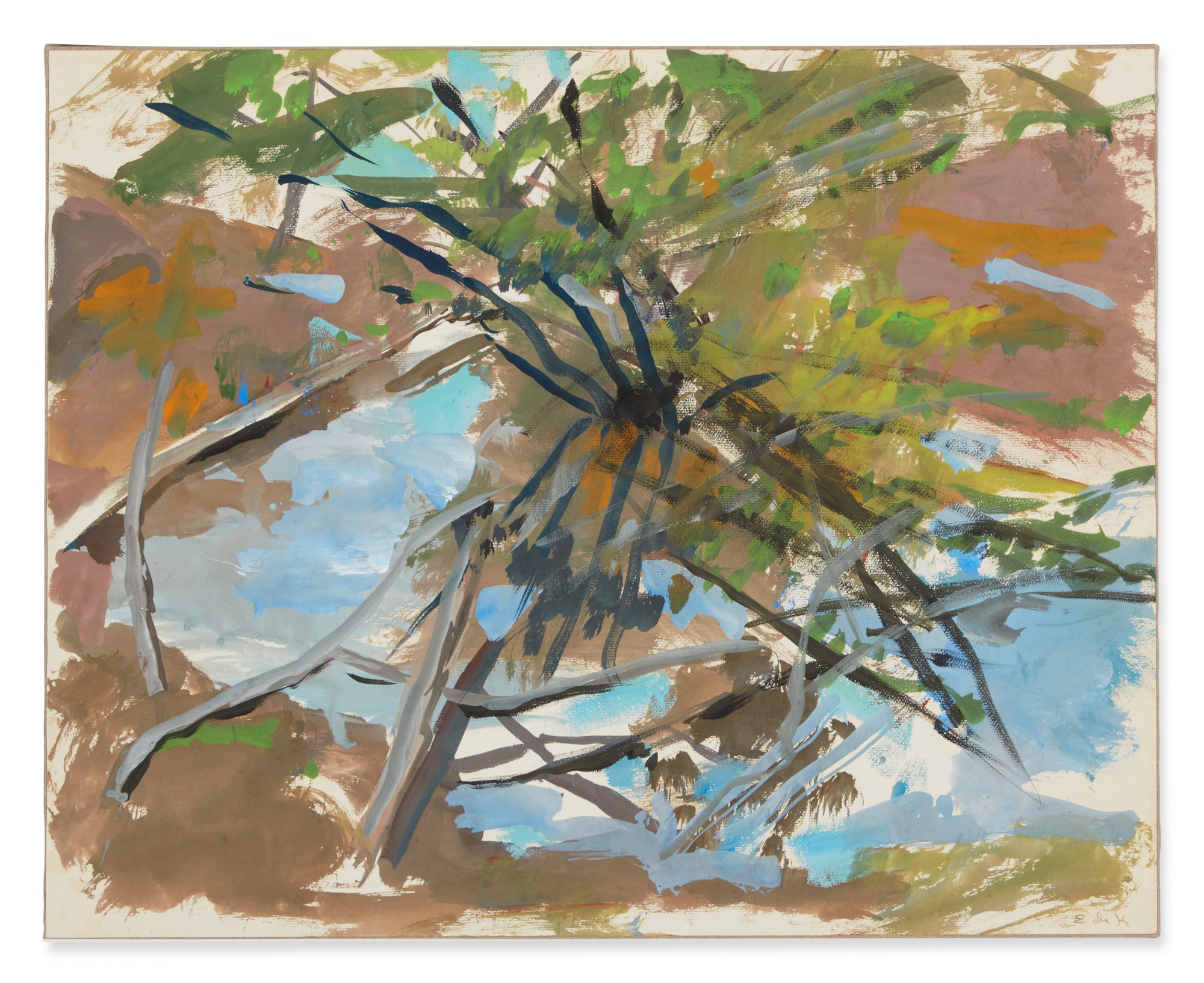 Elaine de Kooning — Catskill Woods Study