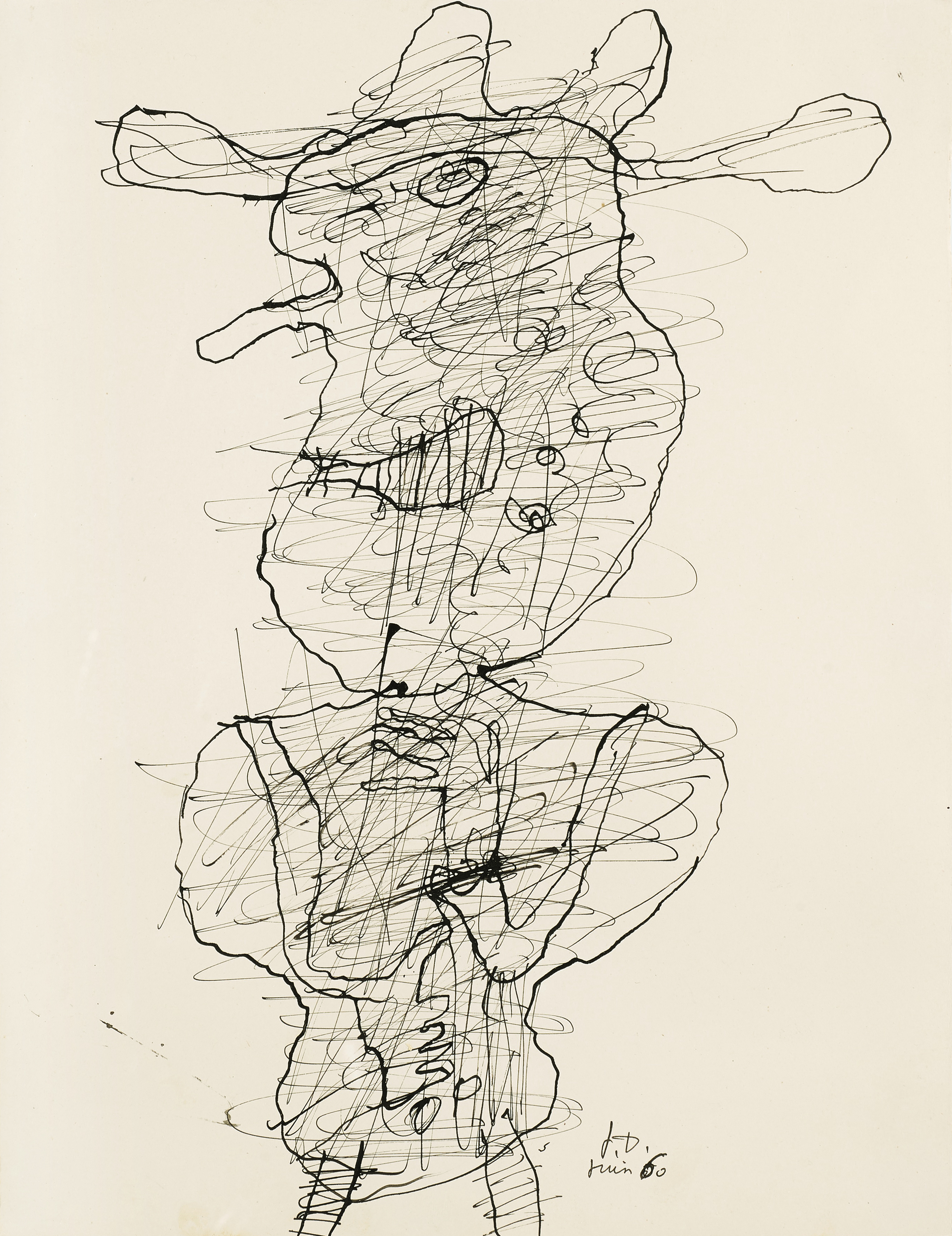 Jean Dubuffet — Personnage