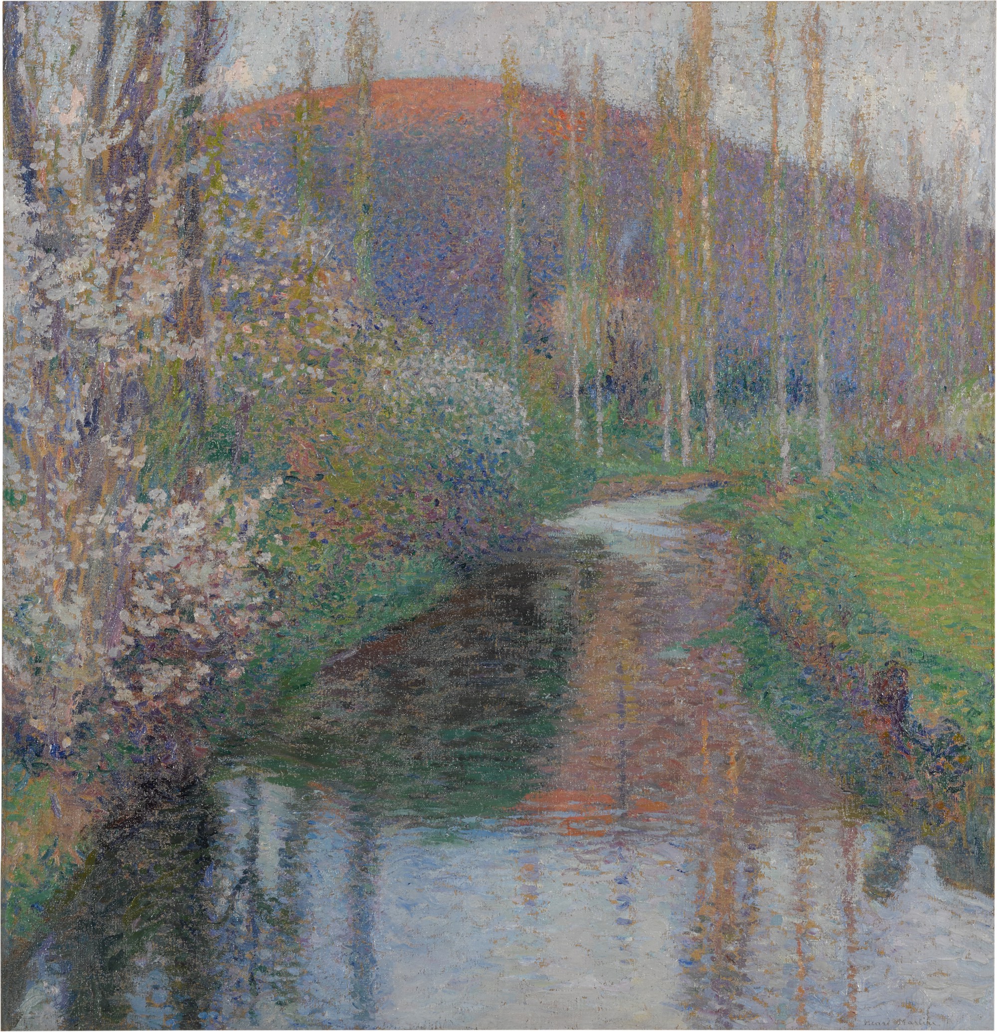 Henri Martin — La courbe du Vert en aval de Labastide du Vert