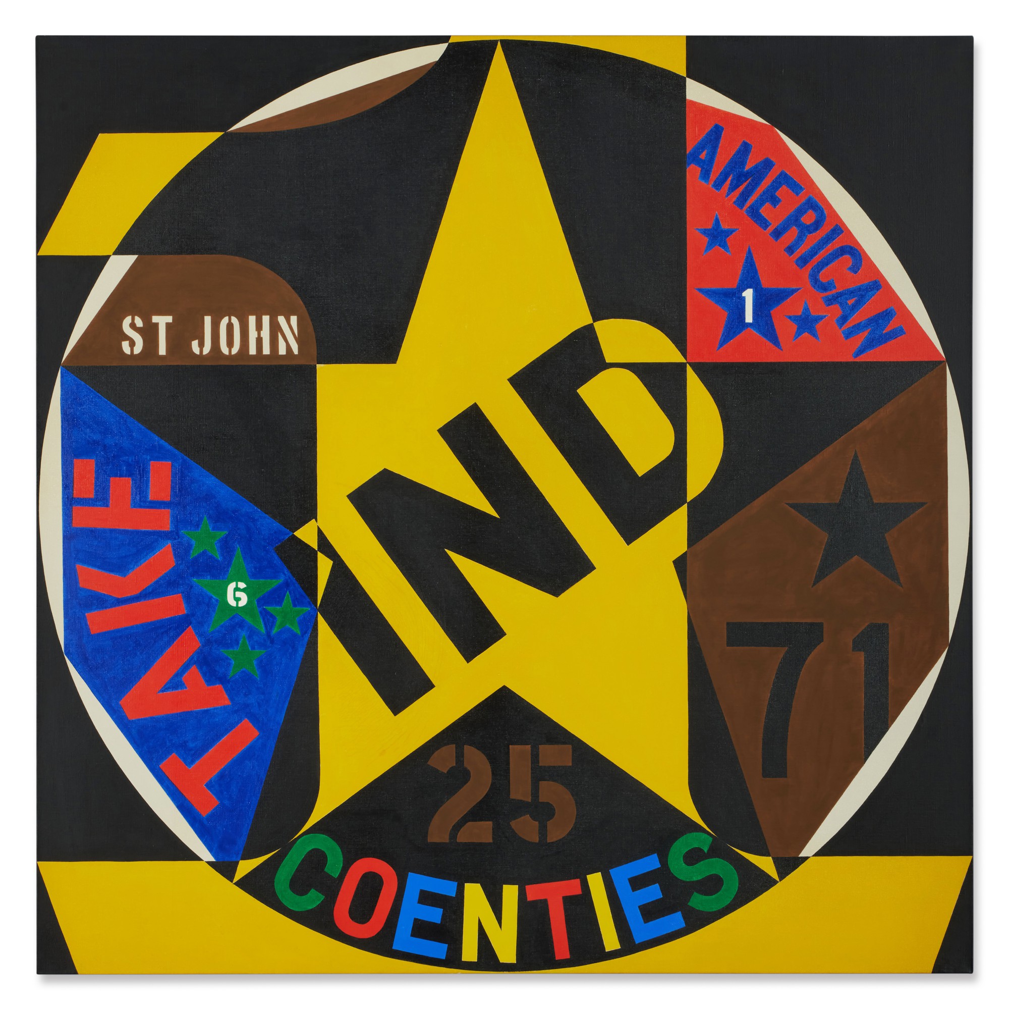Robert Indiana — Decade Autoportrait