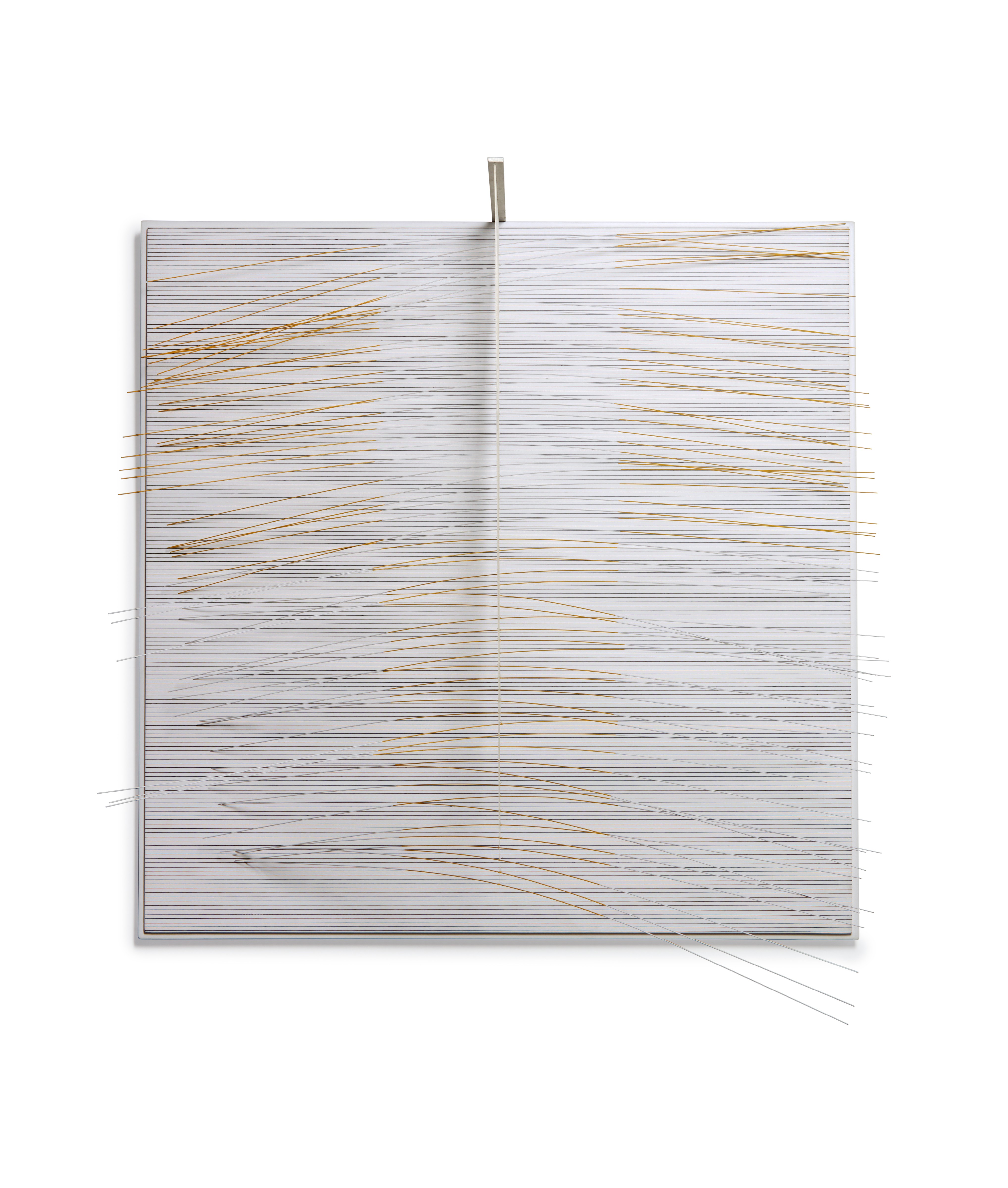 Jesús Rafael Soto — Vibración amarilla y blanca