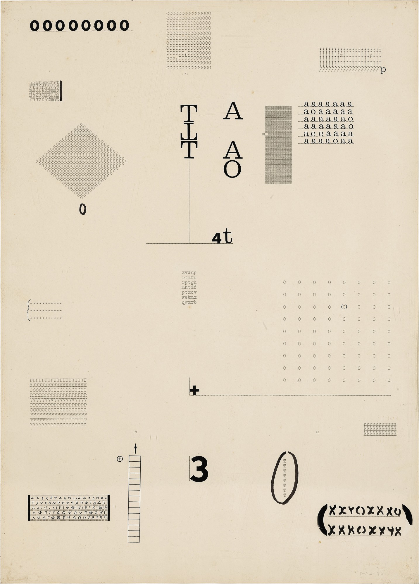 Untitled, from the series 'Datiloscritos'