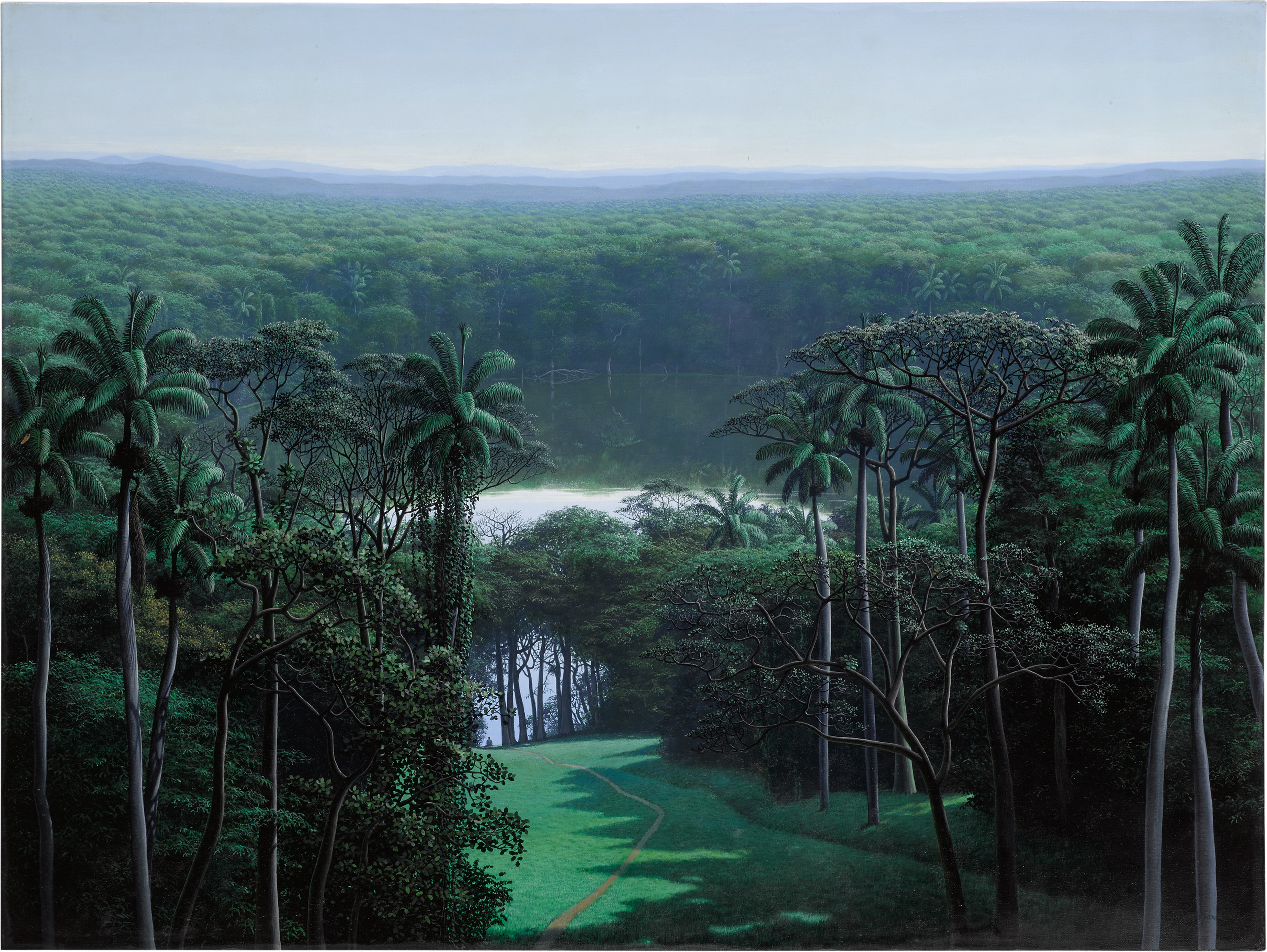 Tomás Sánchez — Encuentro con el meditador de la laguna