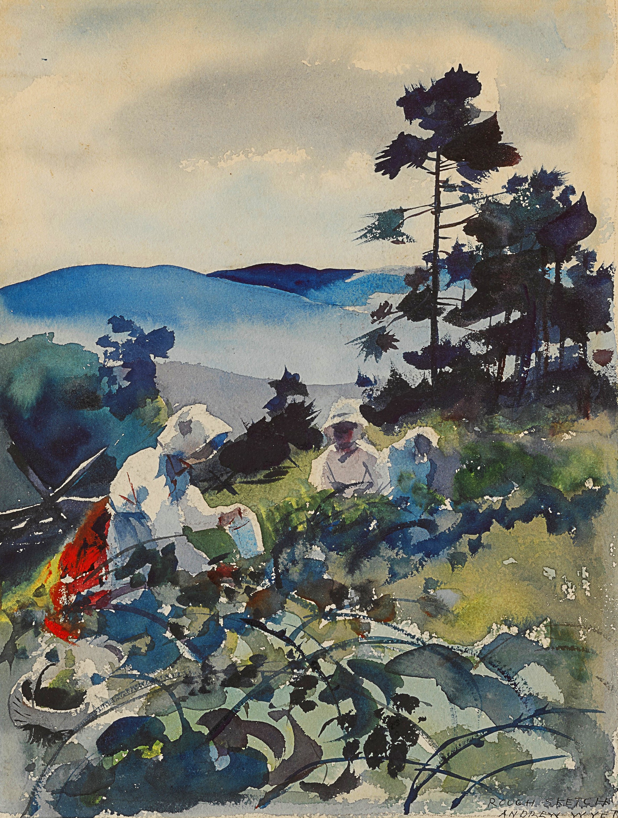 Andrew Wyeth — Berry Picking