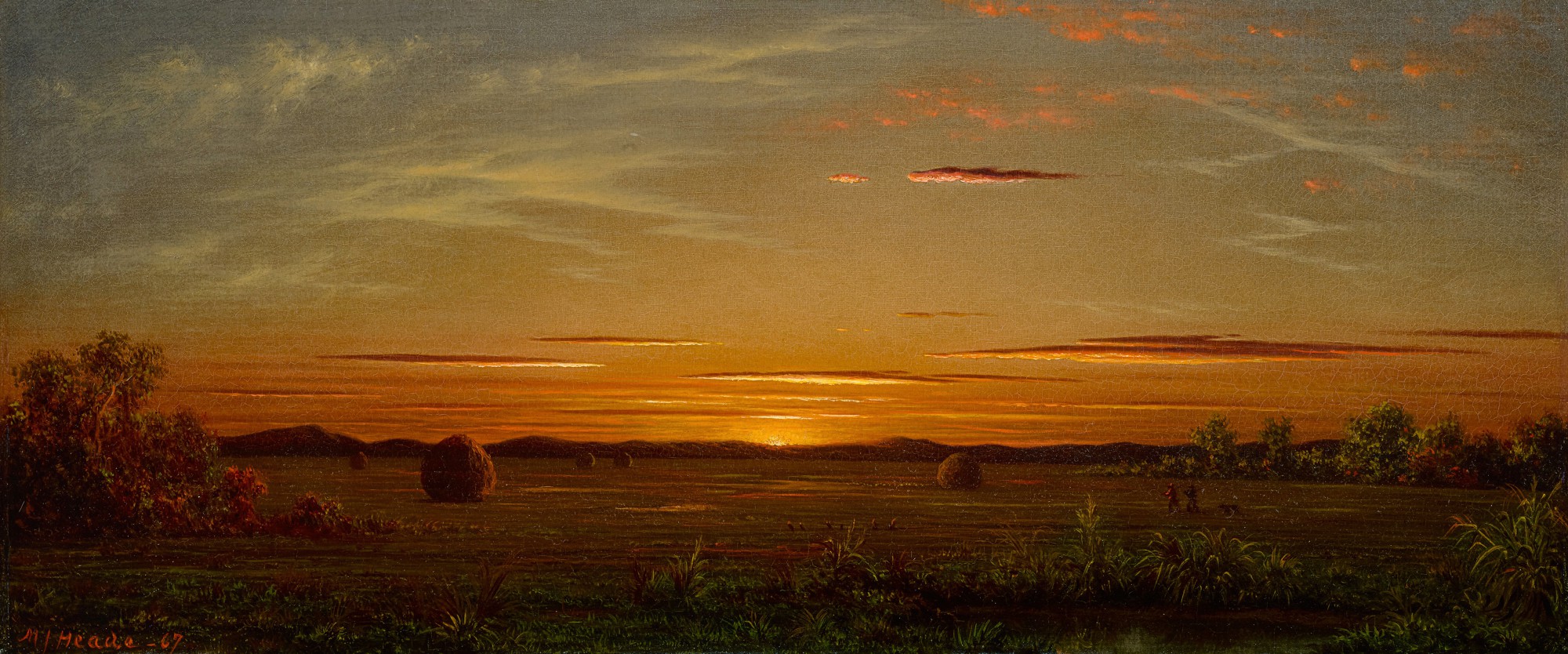 Sunset: Sky and Marsh