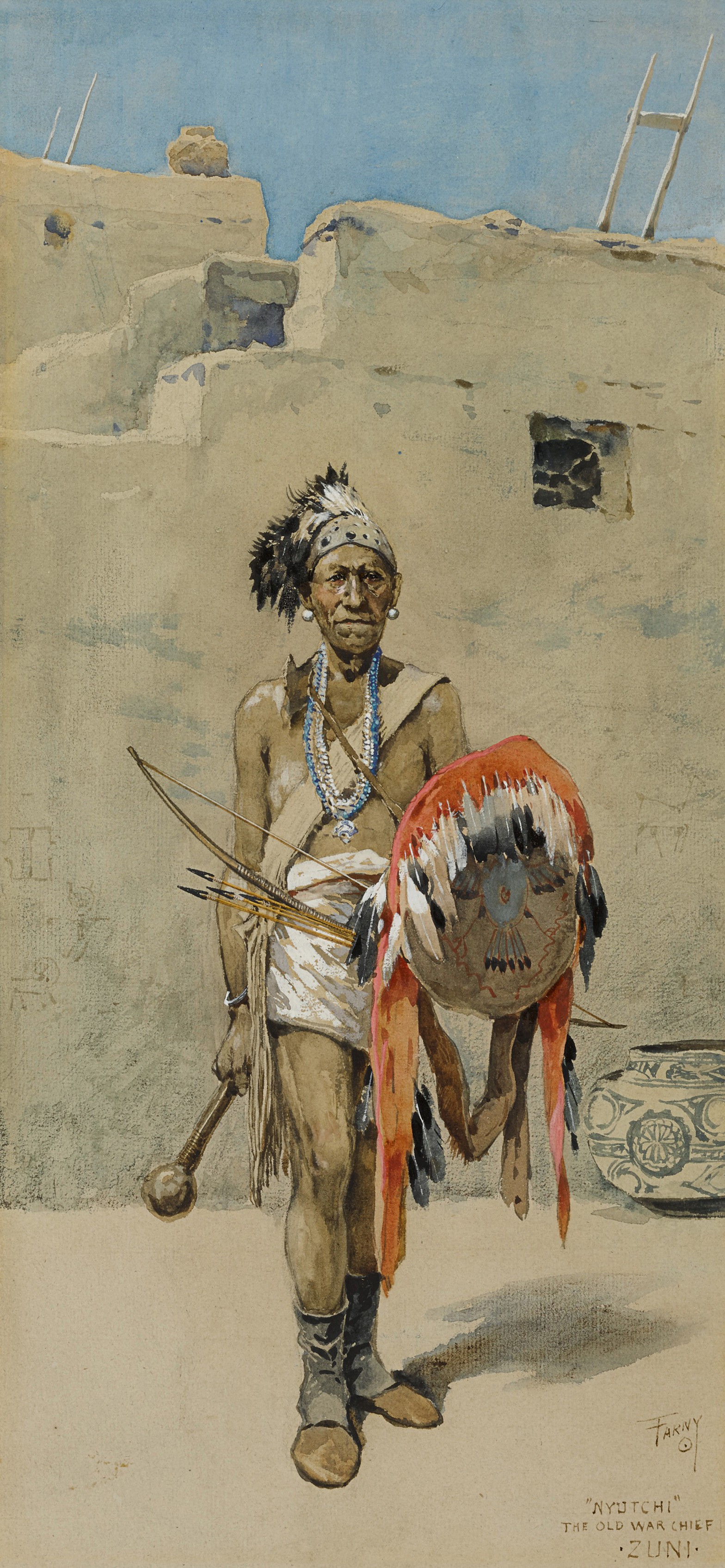 Henry François Farny — Nyutchi, The Old War Chief, Zuni