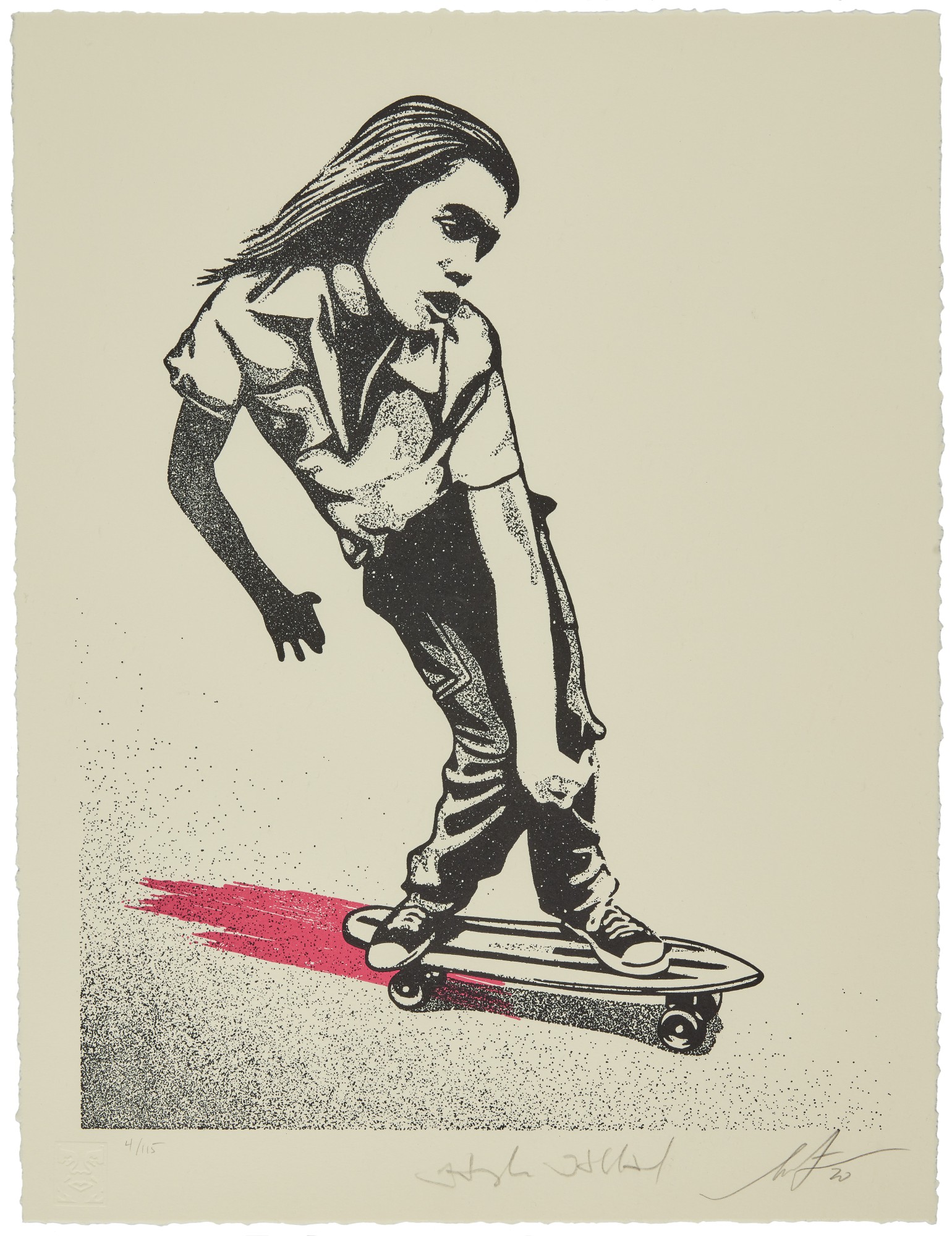 Shepard Fairey — Styles Change - Style Endures (magenta)