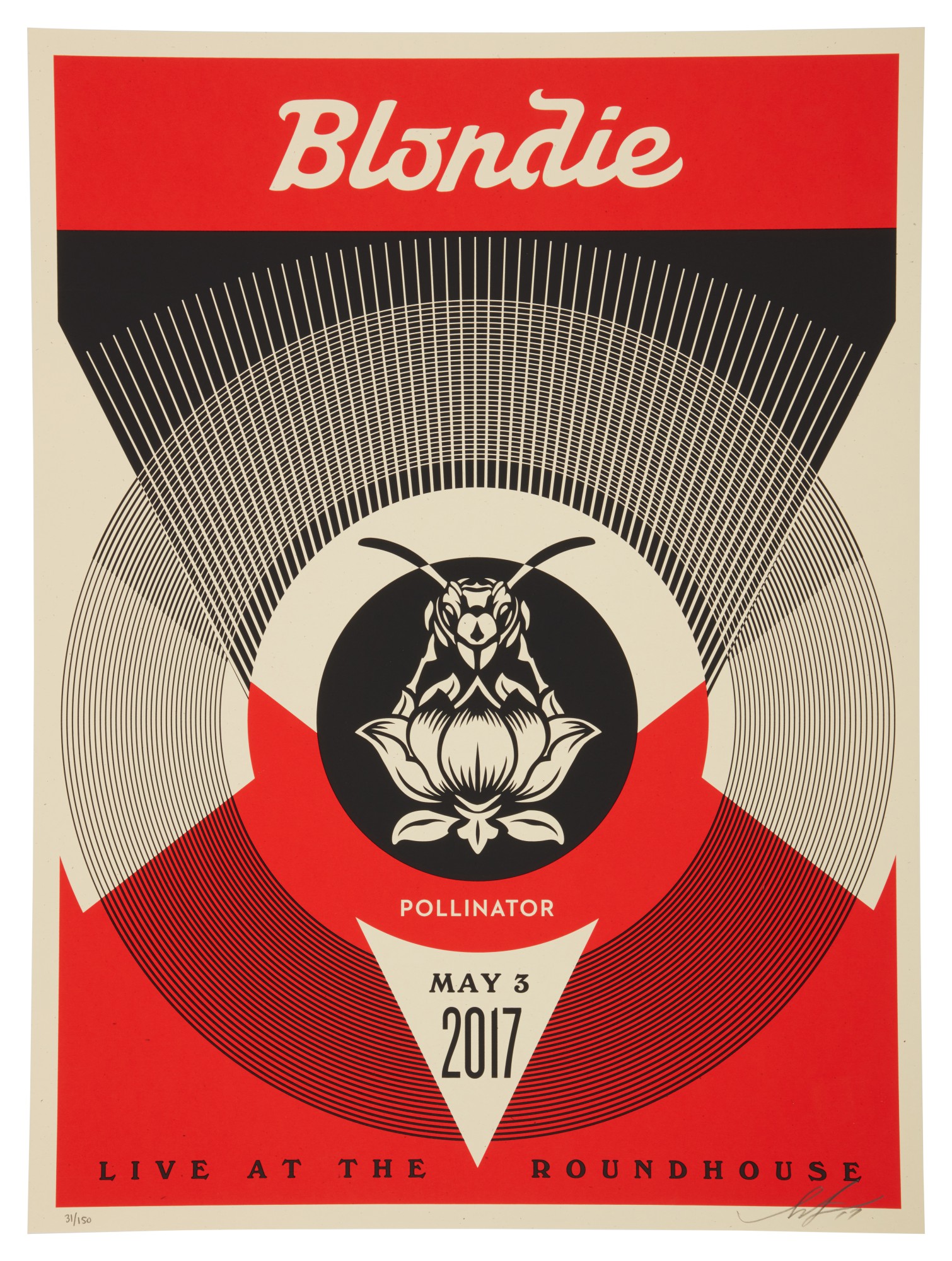 Shepard Fairey — Live At The Roundhouse (red)