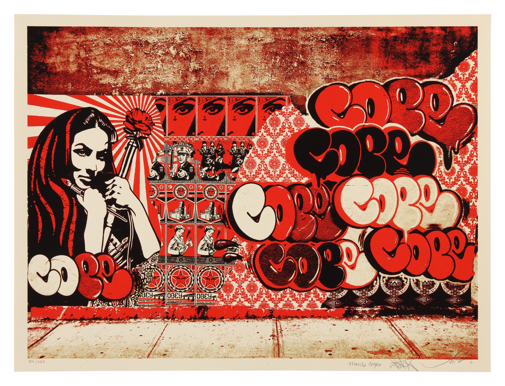 Shepard Fairey — Obey X Cope2 X Cooper Print