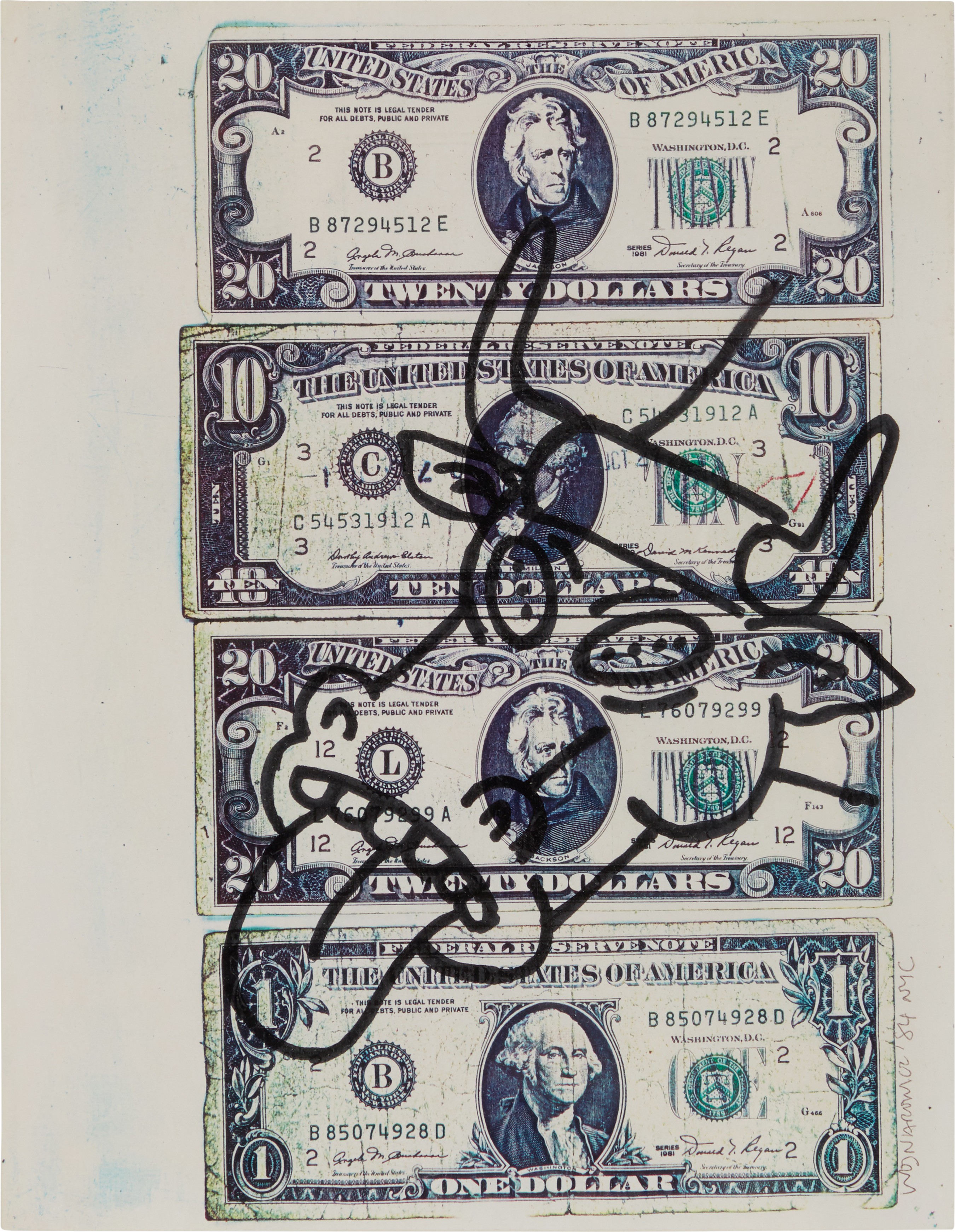 David Wojnwarowicz — Dollar Bill