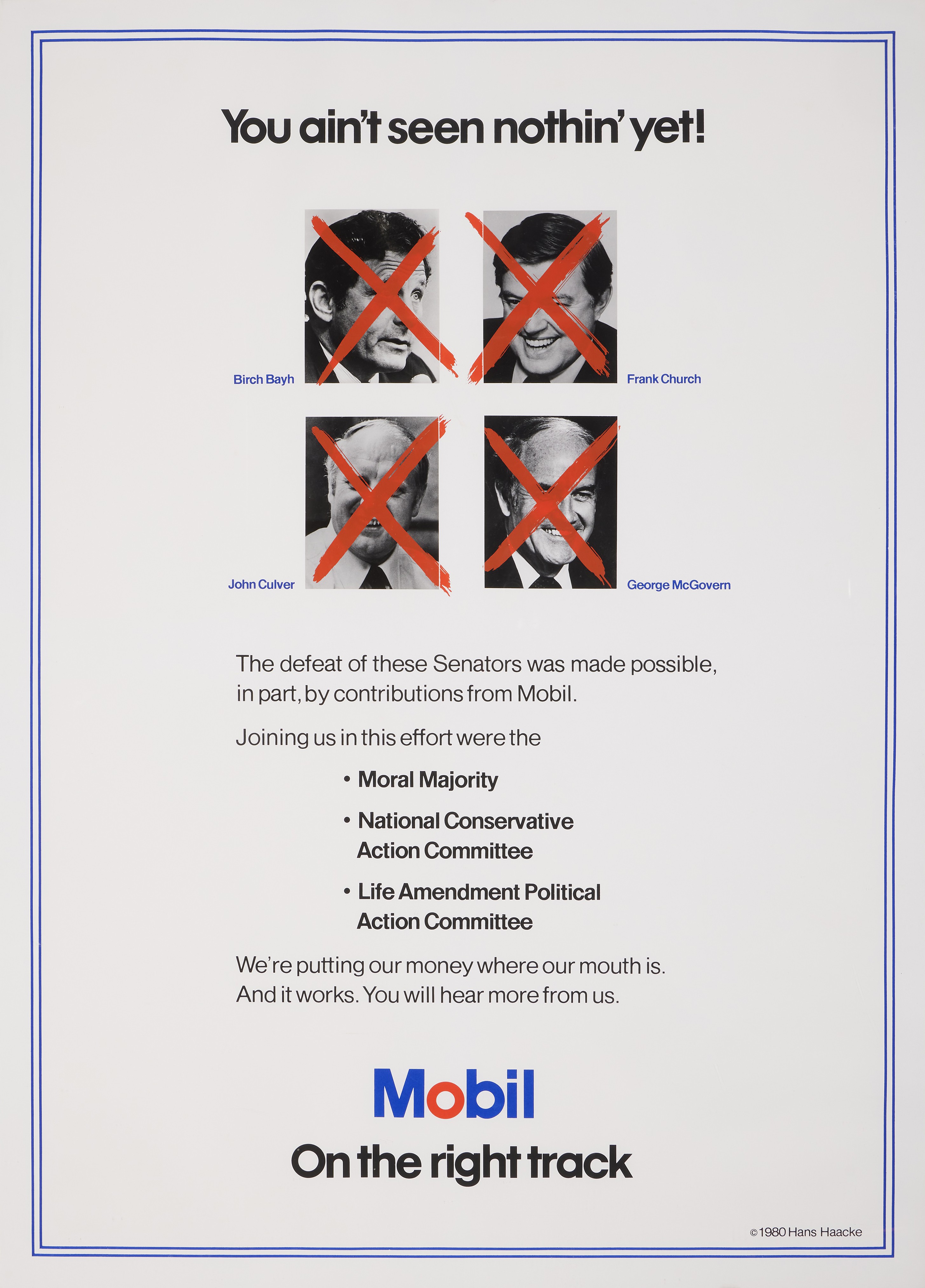 Hans Haacke — Mobil: On the Right Track