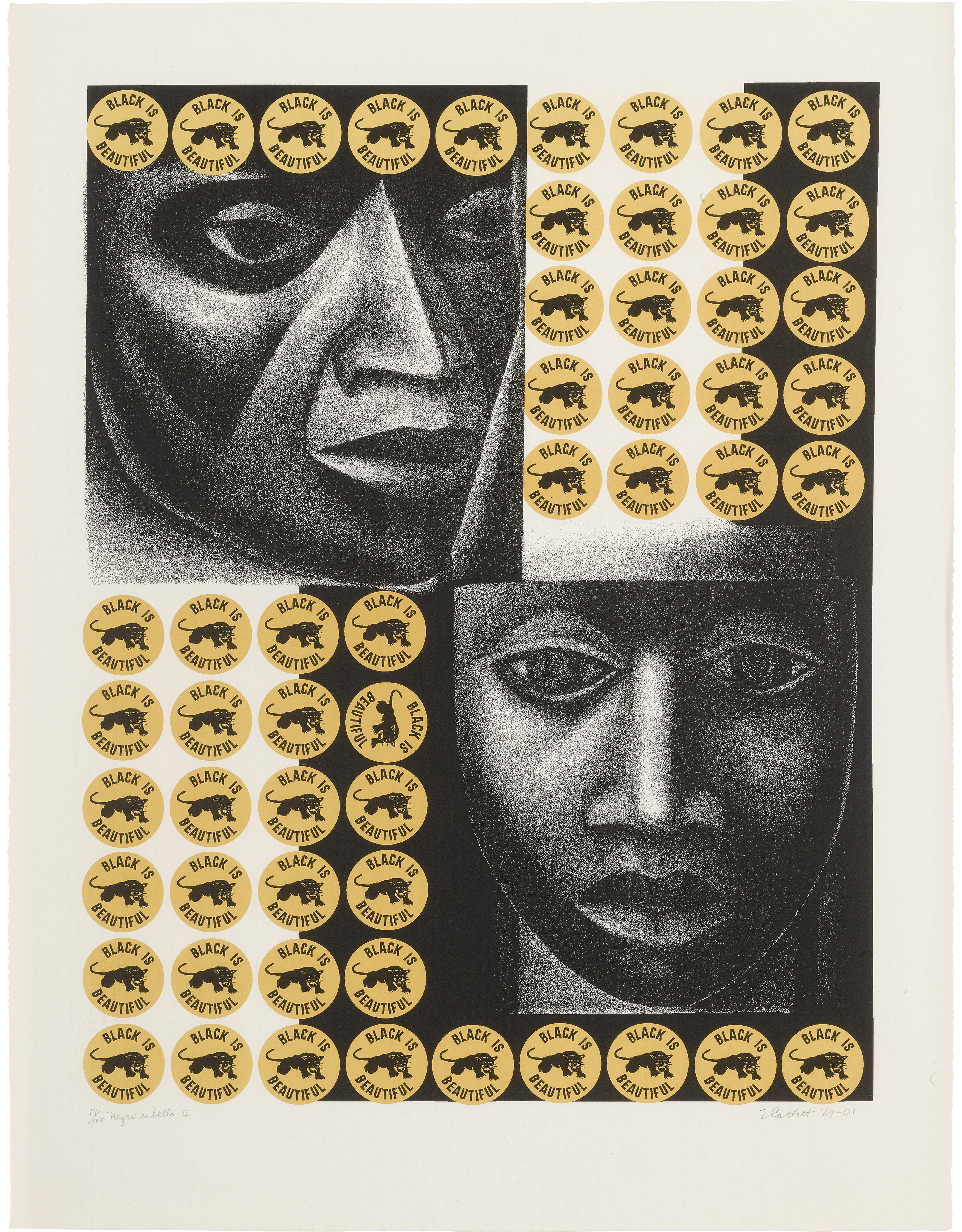 Elizabeth Catlett, Black is Beautiful (Negro es bello II)