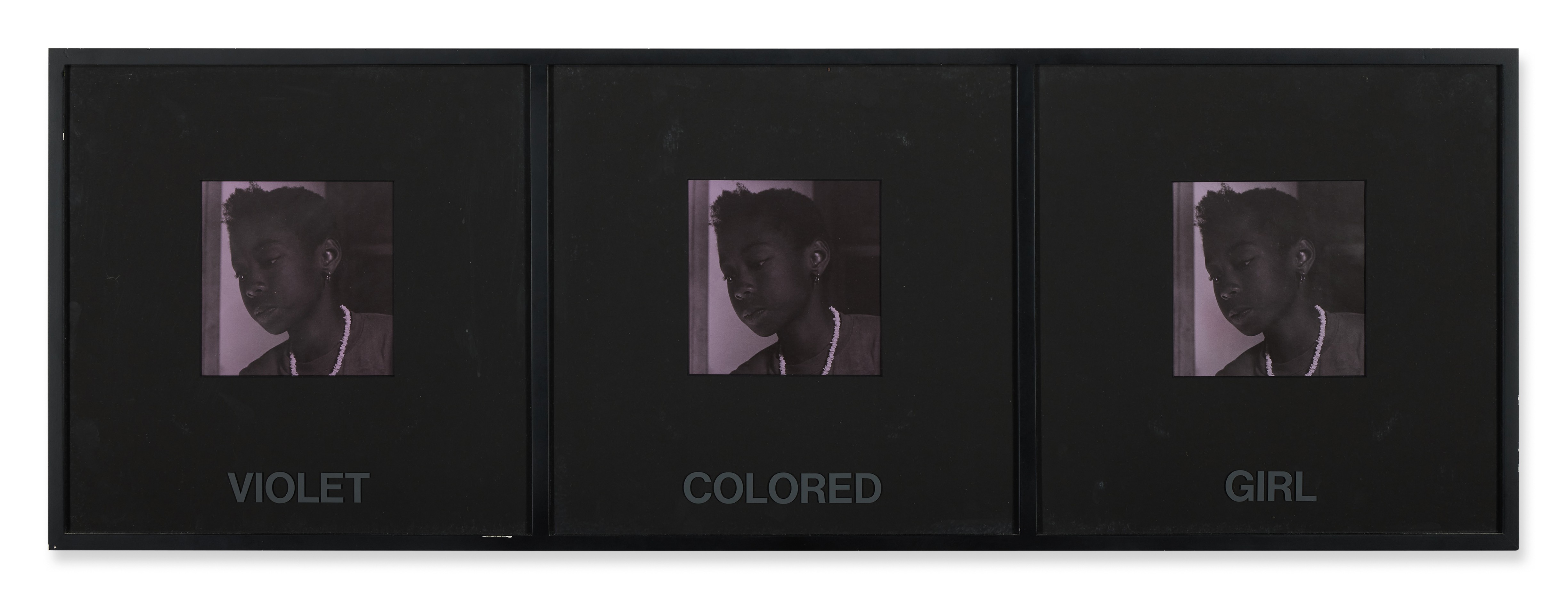 Carrie Mae Weems — Violet Colored Girl