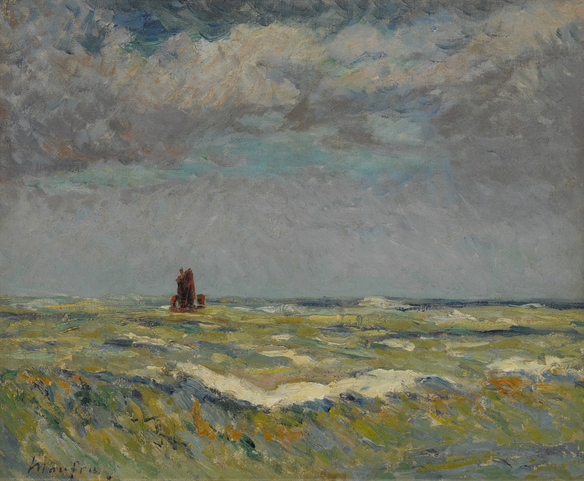 Maxime Maufra — Grosse mer à Étretat