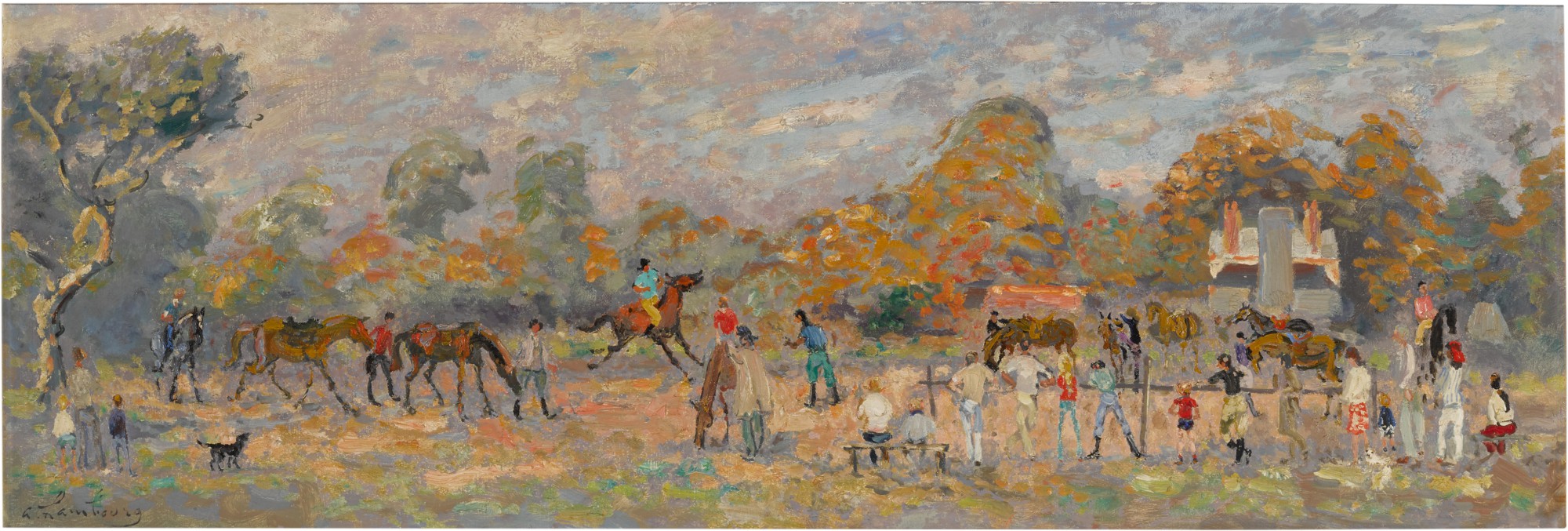 André Hambourg — La Leçon à la carrière