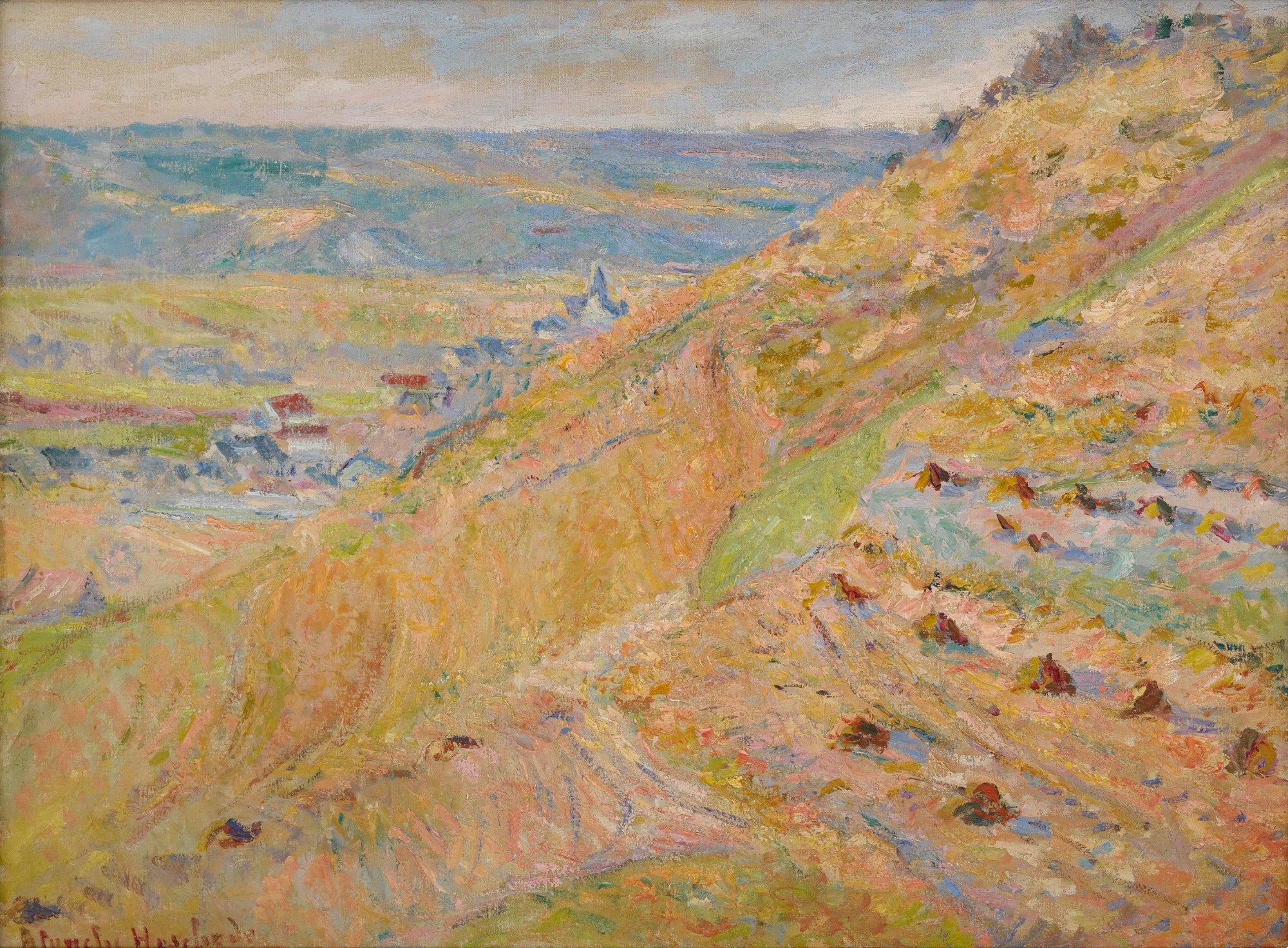 Blanche Hoschedé-Monet — La Côte à Giverny (Le Coteau)