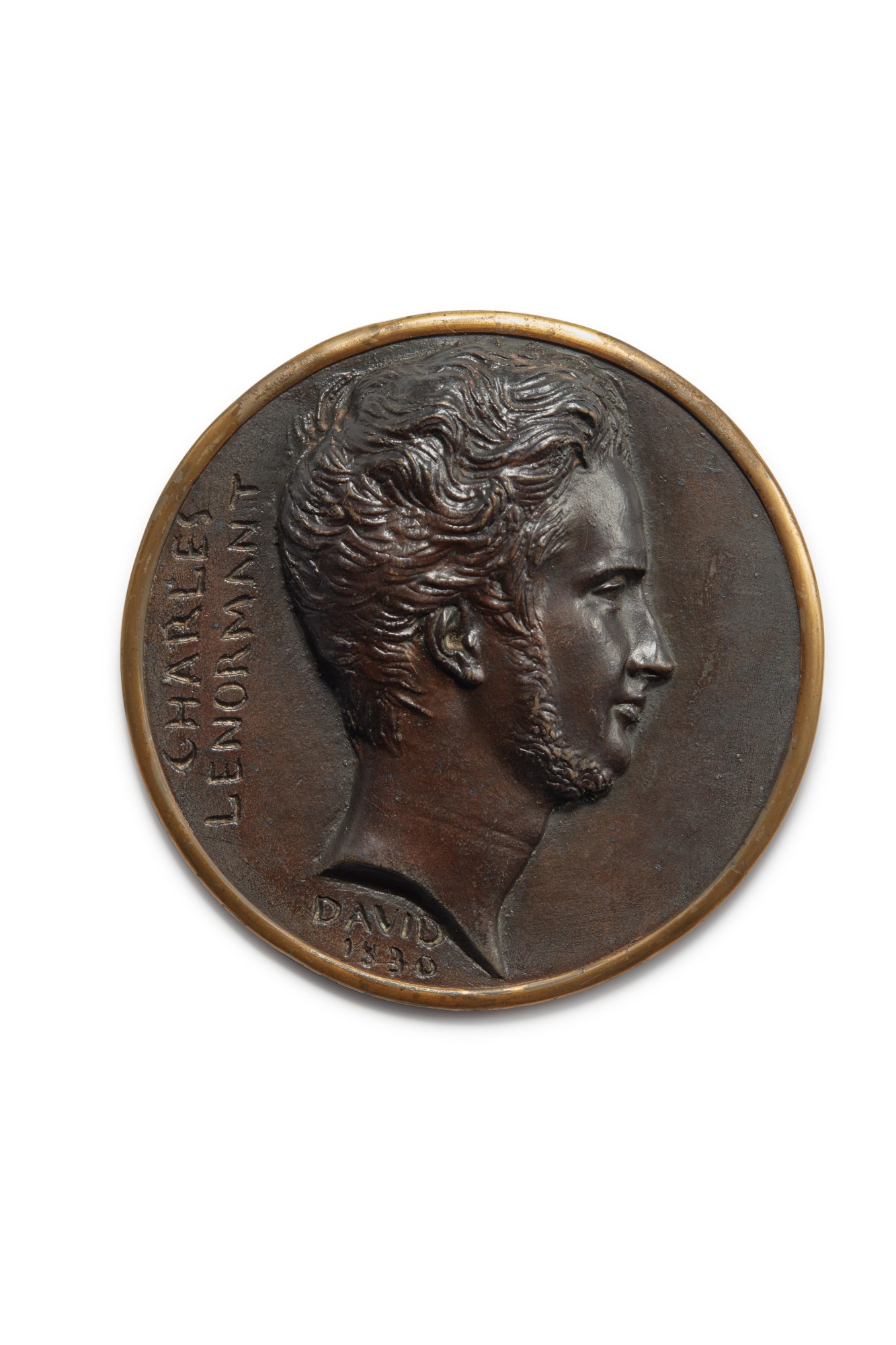 Unknown — Four Portrait Medallions of Intellectuals including Charles Lenormant, Pigault-Lebrun, Gaspare Spontini, and Charles Nodier