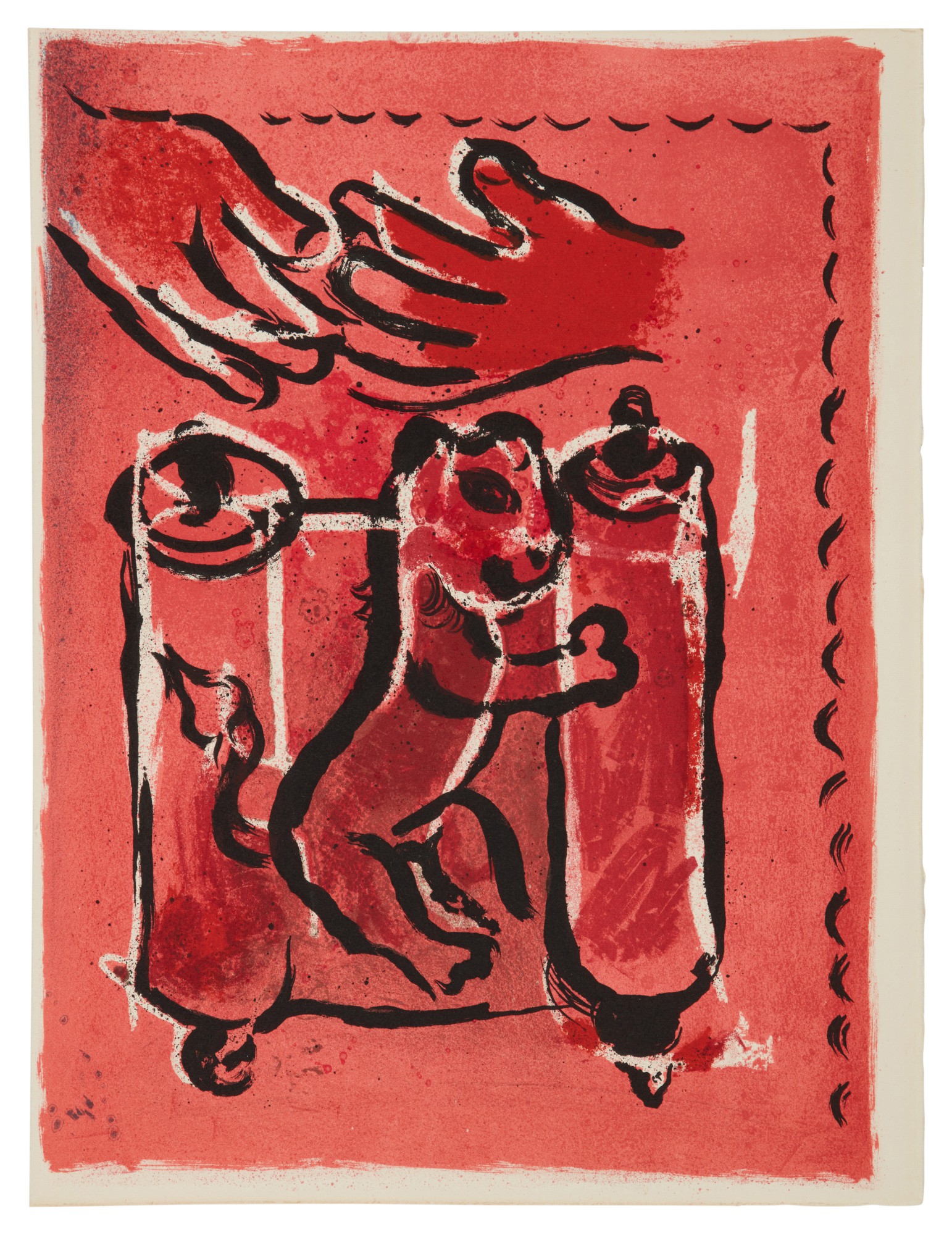 Marc Chagall — Vitraux de Jerusalem (Mourlot 366-72; Cramer Books 55)